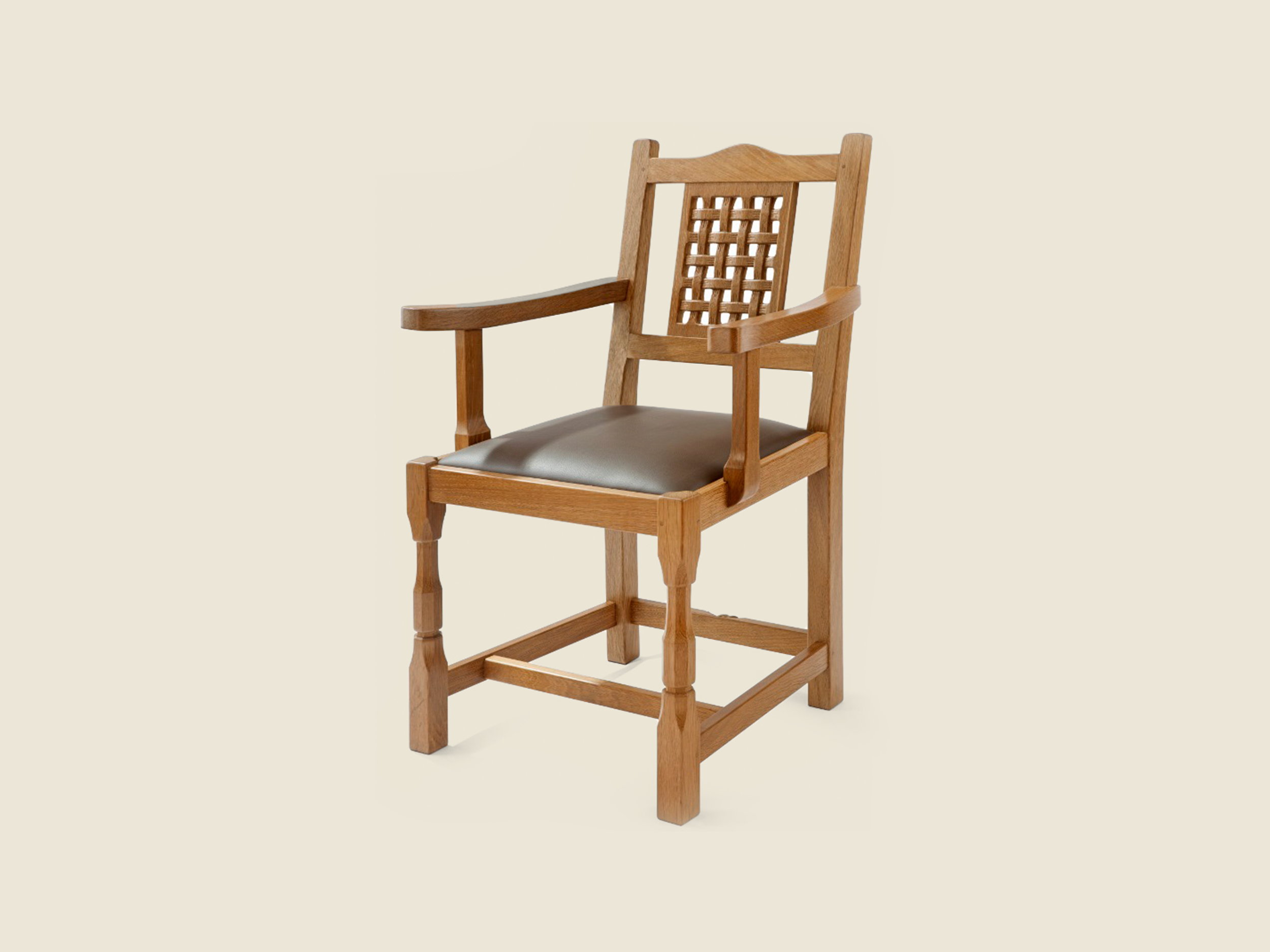 BF201 Lattice Back Carver Chair