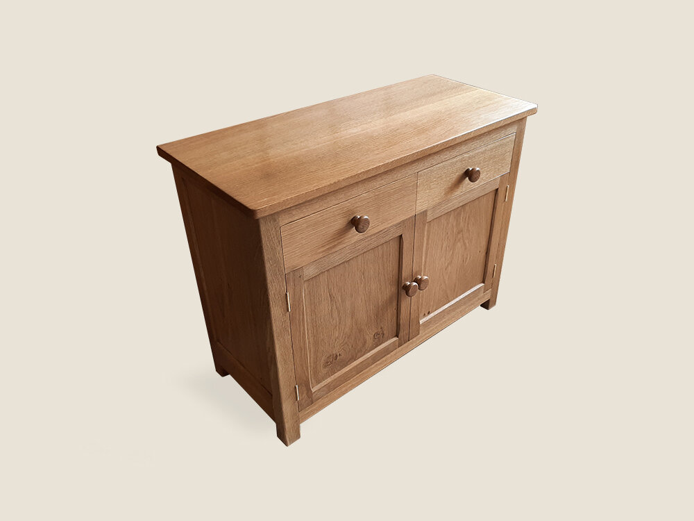 BF612 Oak cabinet with 2 Drawers over 2 Cupboards