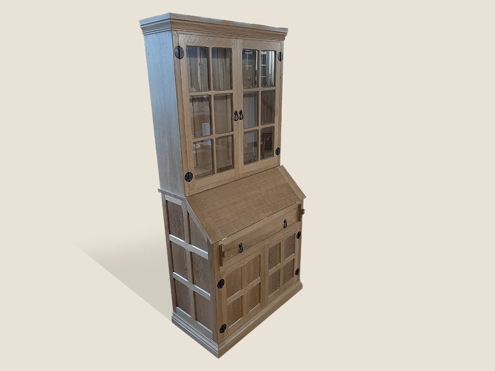 BF910 Bespoke Bureau with Bookcase above