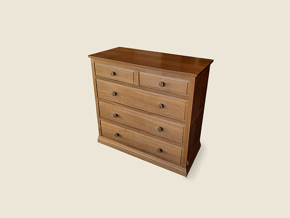 BF619 Oak Chest of Drawers