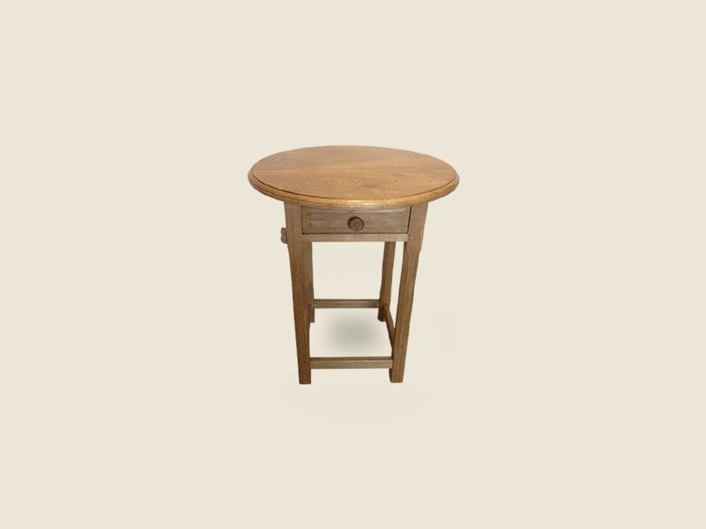 BF1015 Circular Coffee Table with Drawer