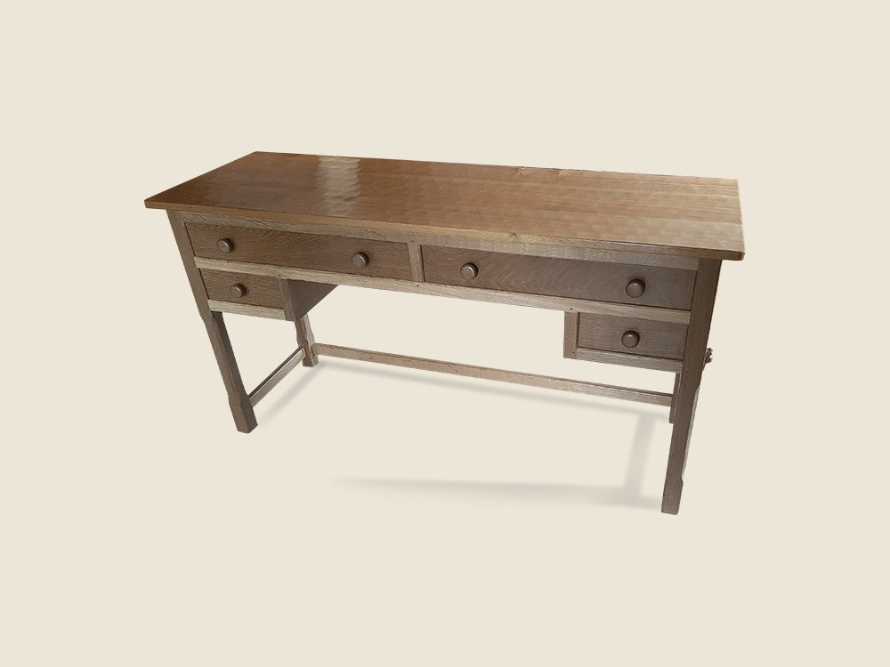 BF717 Oak Dressing Table 