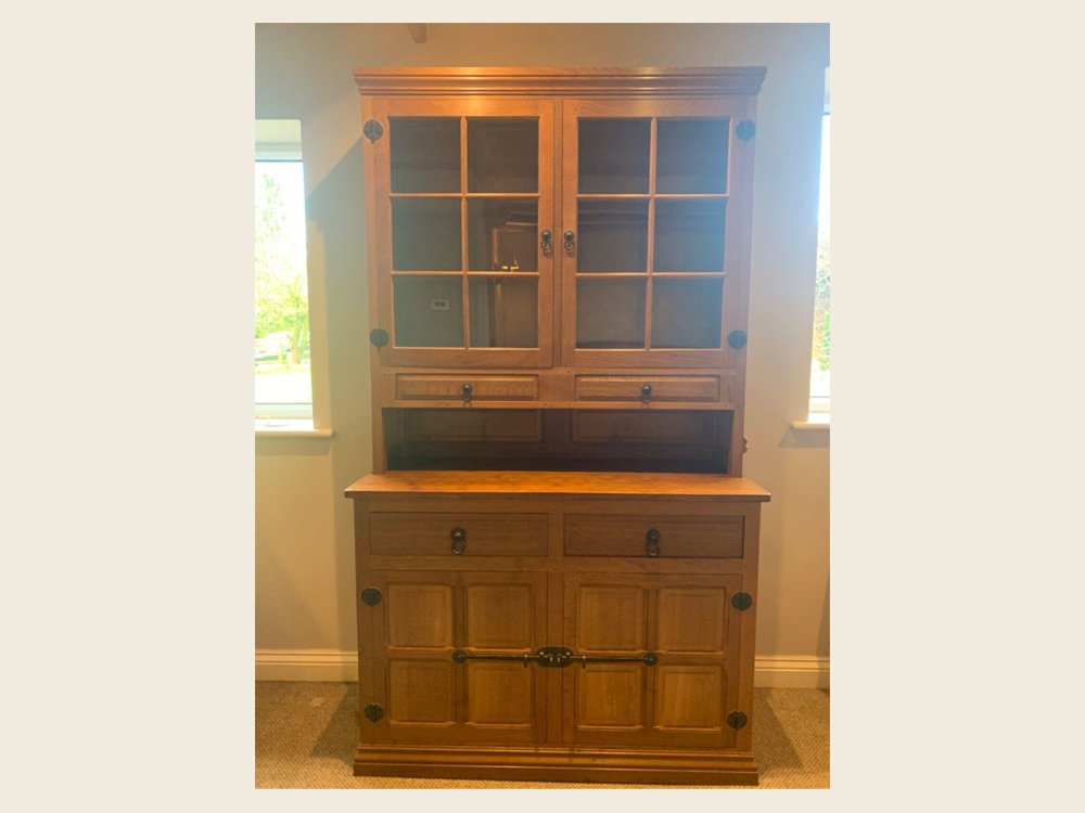 Vintage Display Dresser with Wrought Iron Fittings (AVAILABLE)