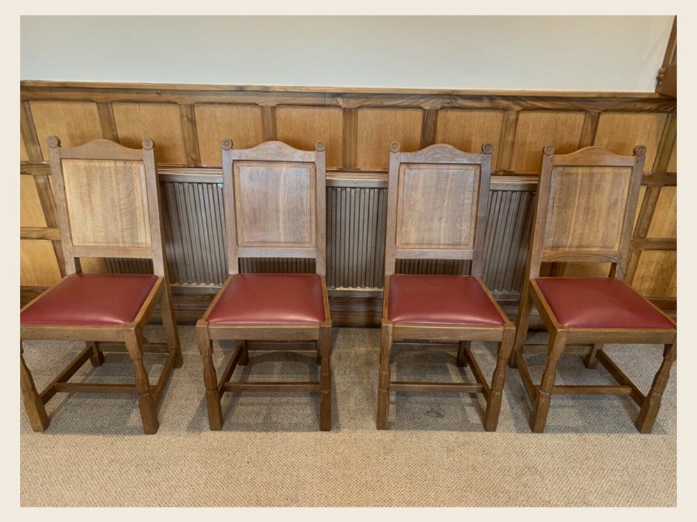 Set of 4 Vintage Howard Dining Chairs SOLD