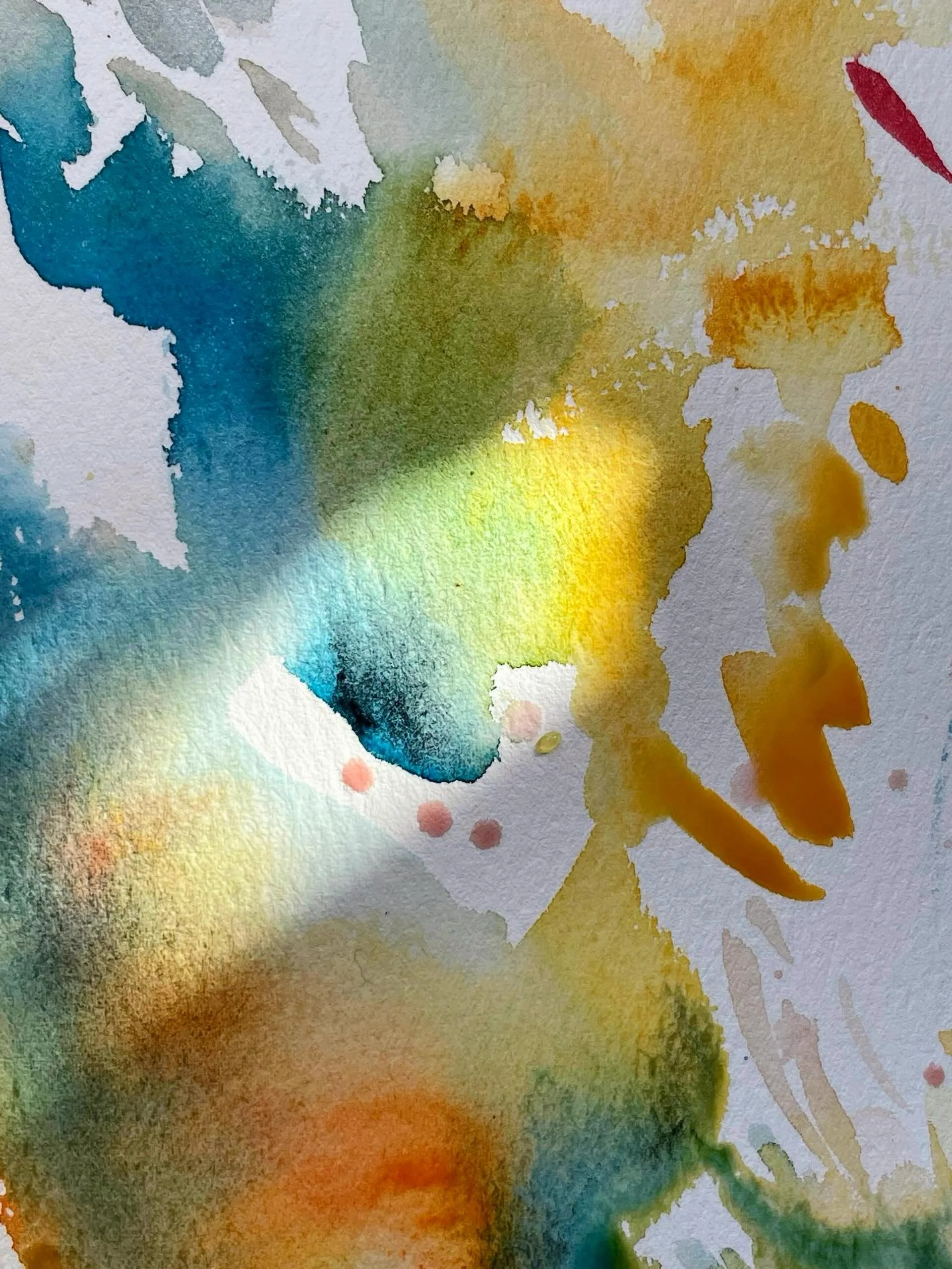 In awe of how a blend of colors can create such beauty.
Hot springs at Yellowstone or the feathers of a parrot? 
Isn&rsquo;t it wonderful how the sunlight seeps through windows to add a little light?
That and, a reminder to go outside to get enough s