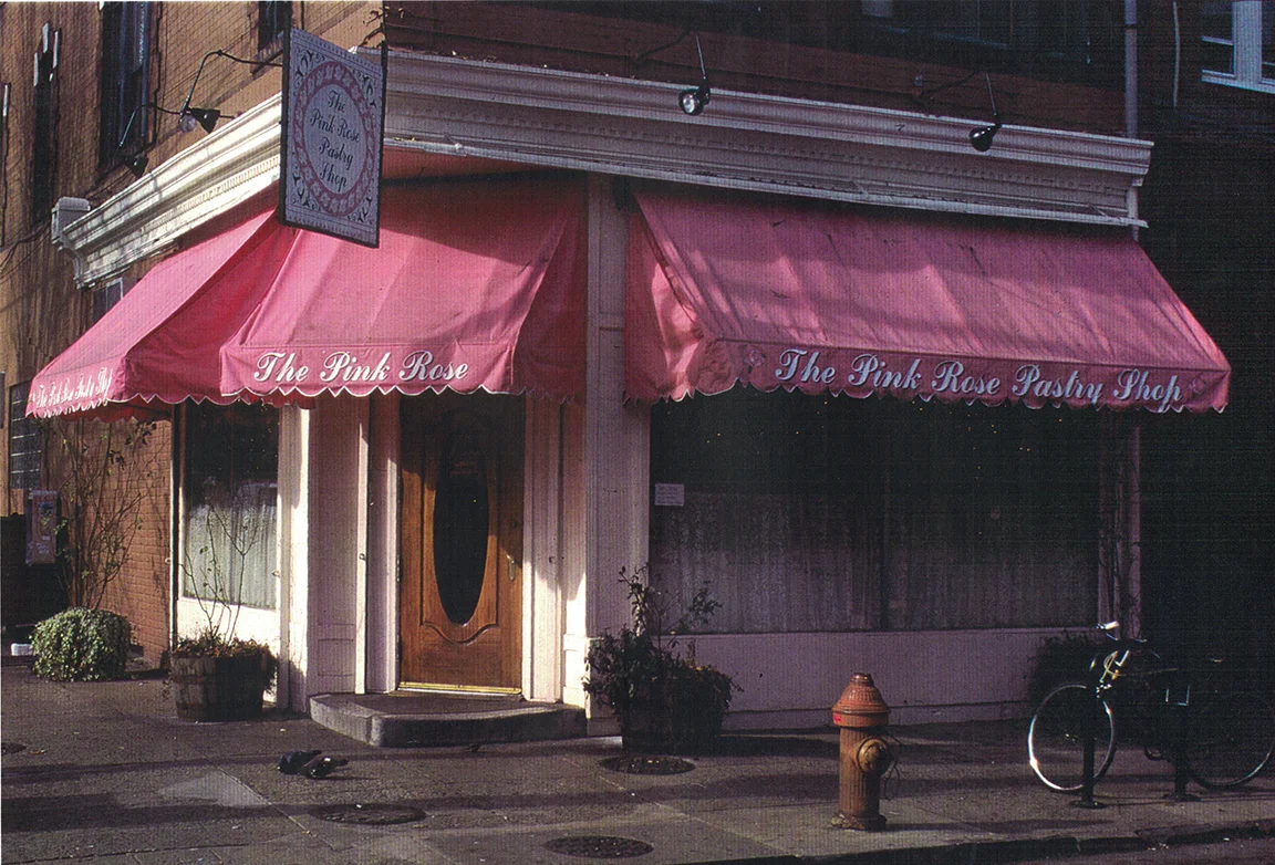 Awnings for The Pink Rose Pastry Shop