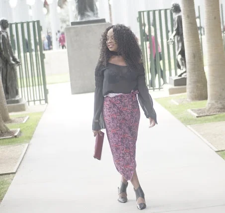 A Little Off Shoulder & a Wrap Skirt 