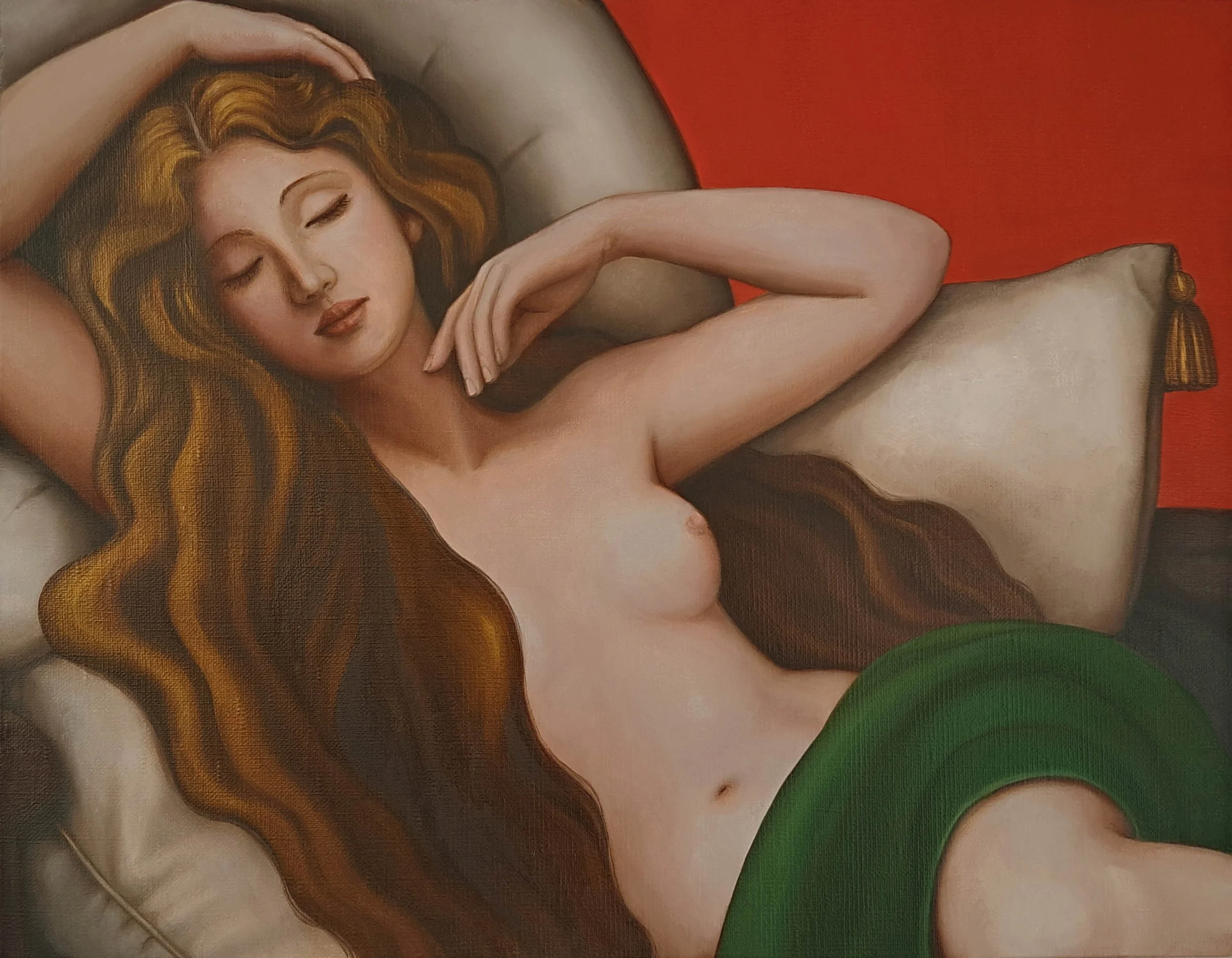 Jaeyi Kim, Miss Carol, Oil on canvas