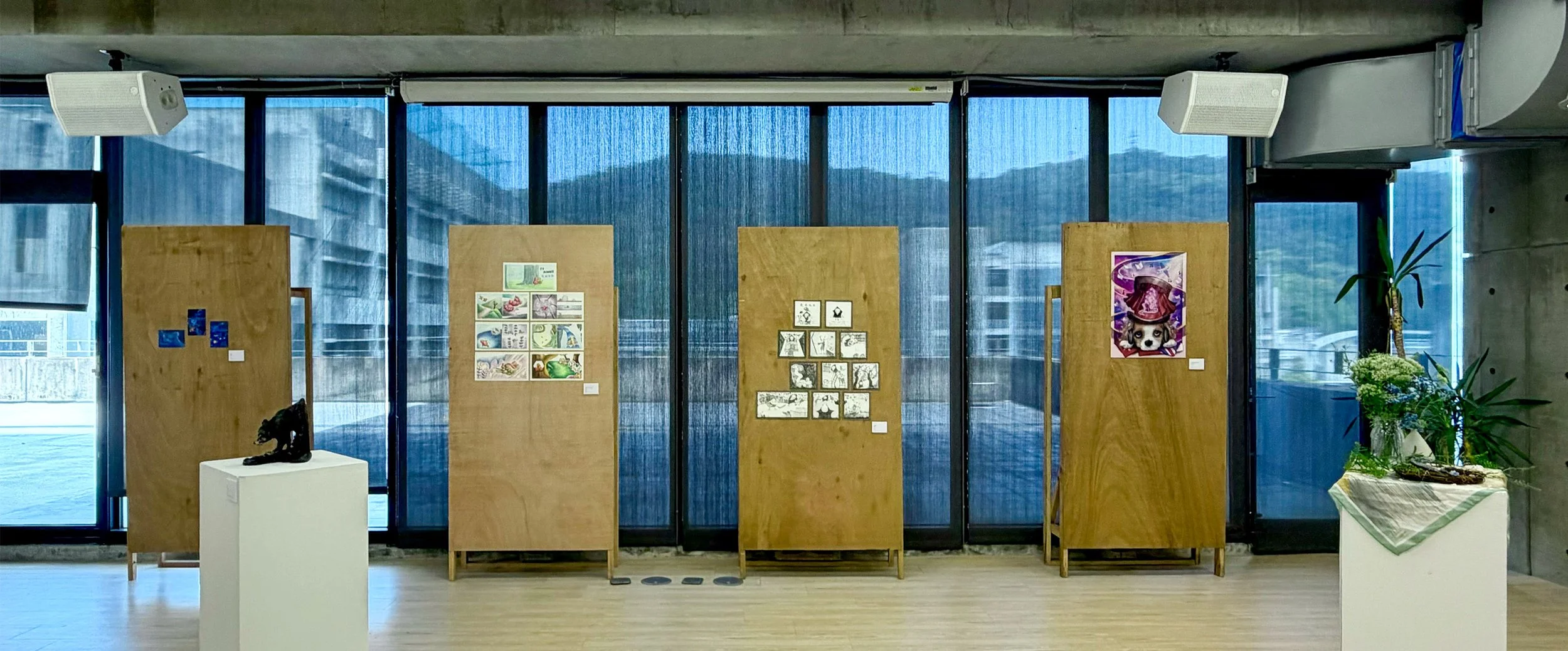 Installation view of "Thomas & Friends: An A508 Production"