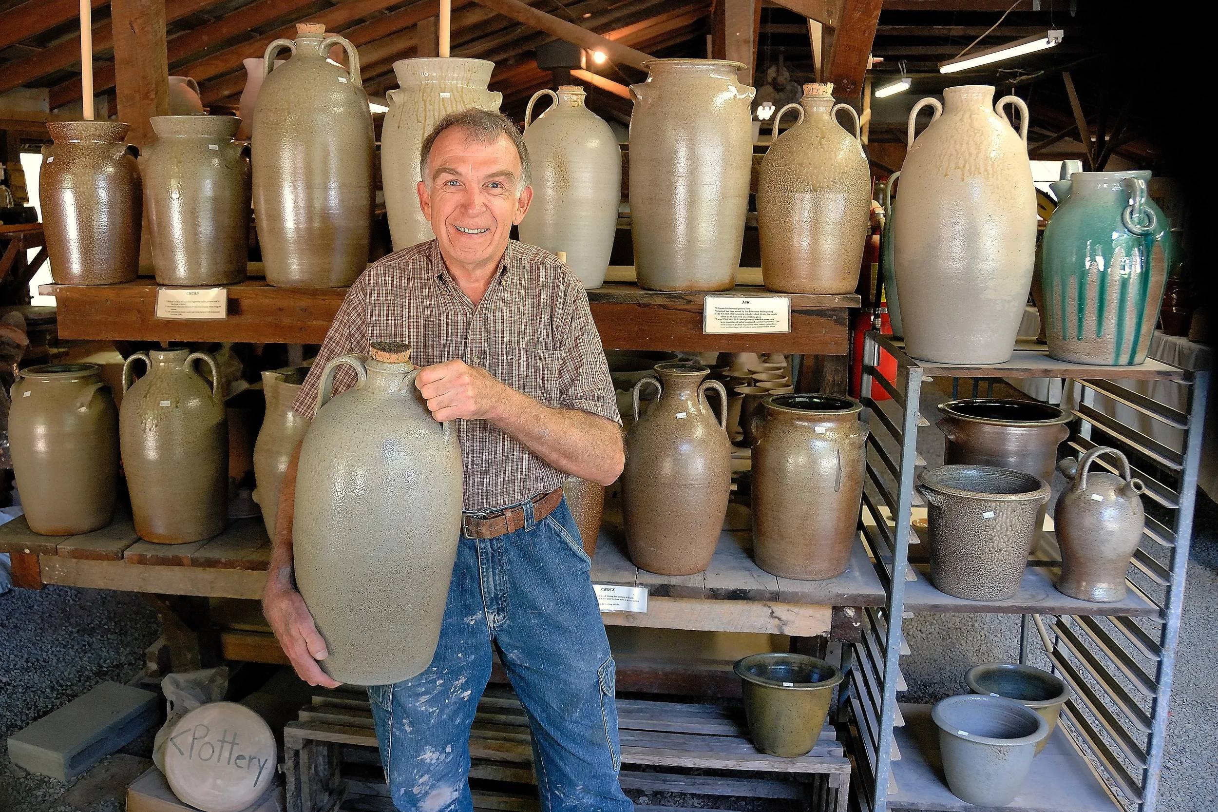 Sid Luck inside pottery shop.jpg