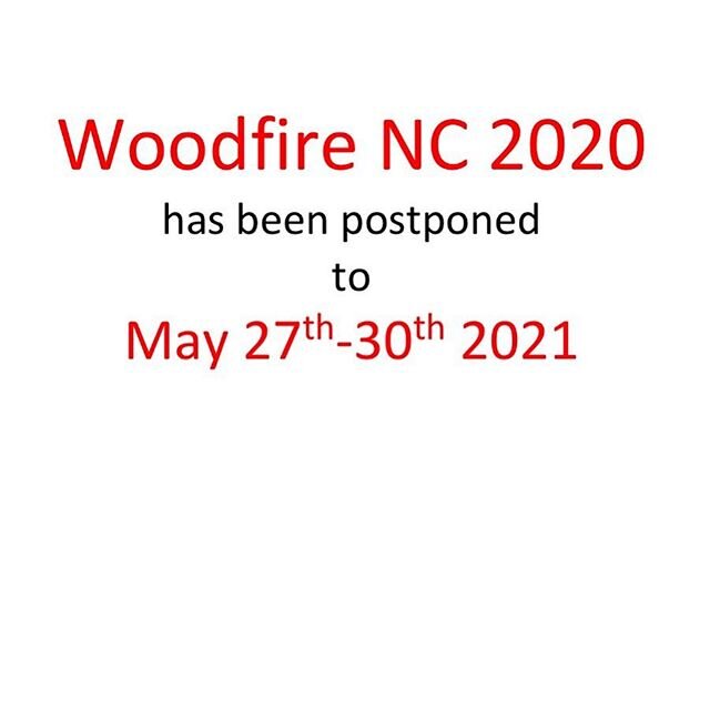 The WoodfireNC committee has decided to postpone the conference until May 27 &ndash; May 30, 2021.  The Mountains Pre Heat and Seagrove Pre-conference will also be postponed to run before the main conference. The risks associated with hosting a multi