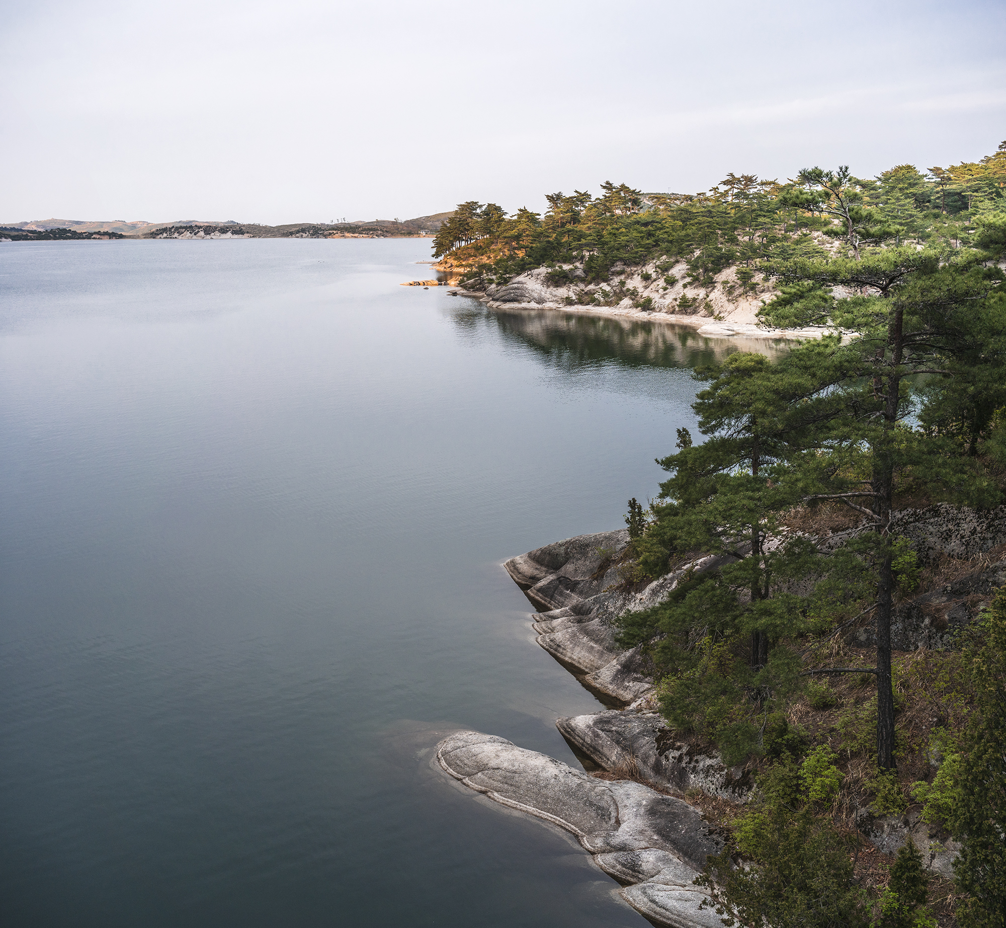  Lake Samilpo, Mt. Kumgang Biosphere Reserve UNESCO site.  Mount Kumgang is a forest-oriented ecosystem linked to coastal, agricultural and freshwater ecosystems. 