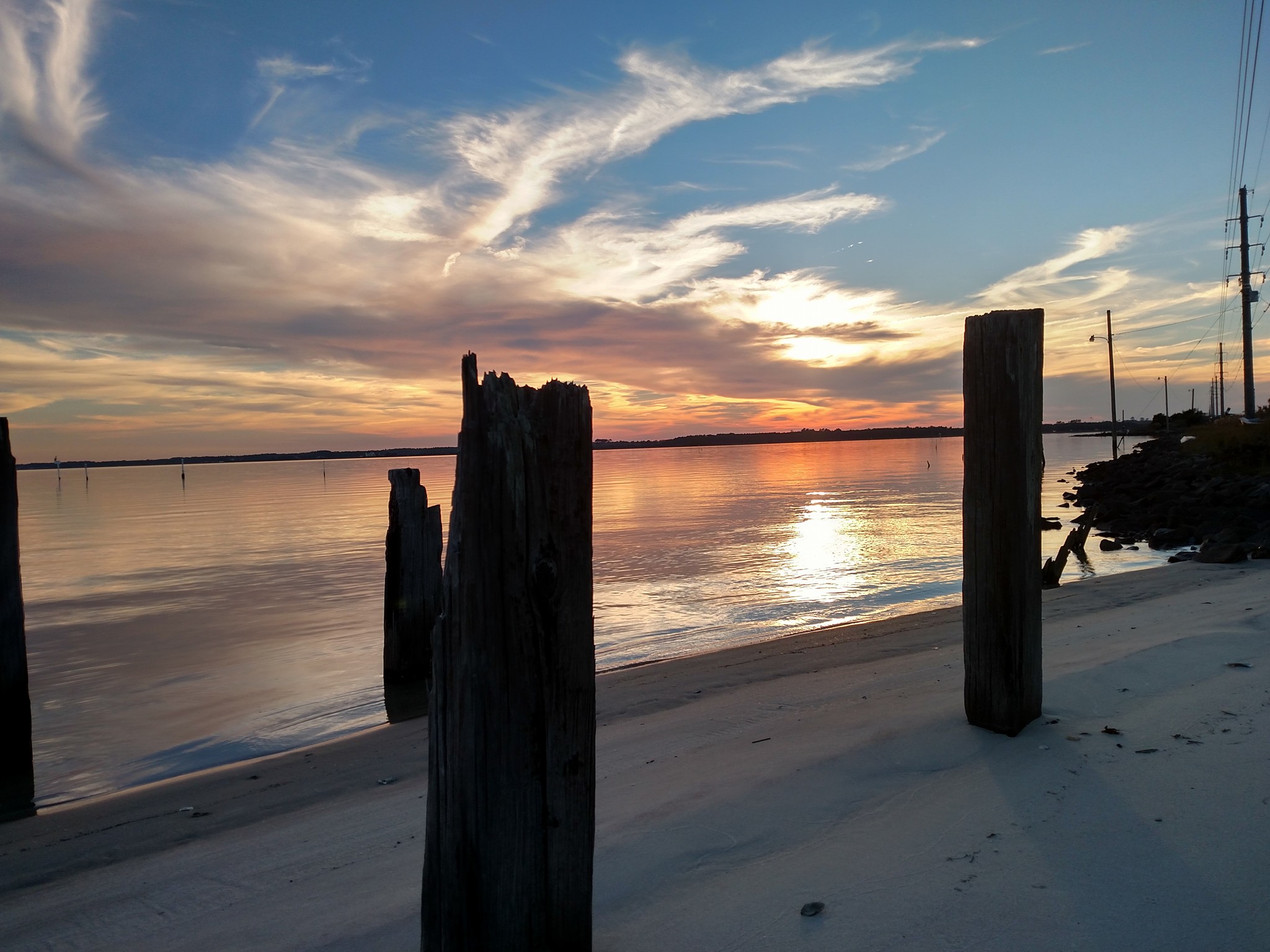 North River sunset