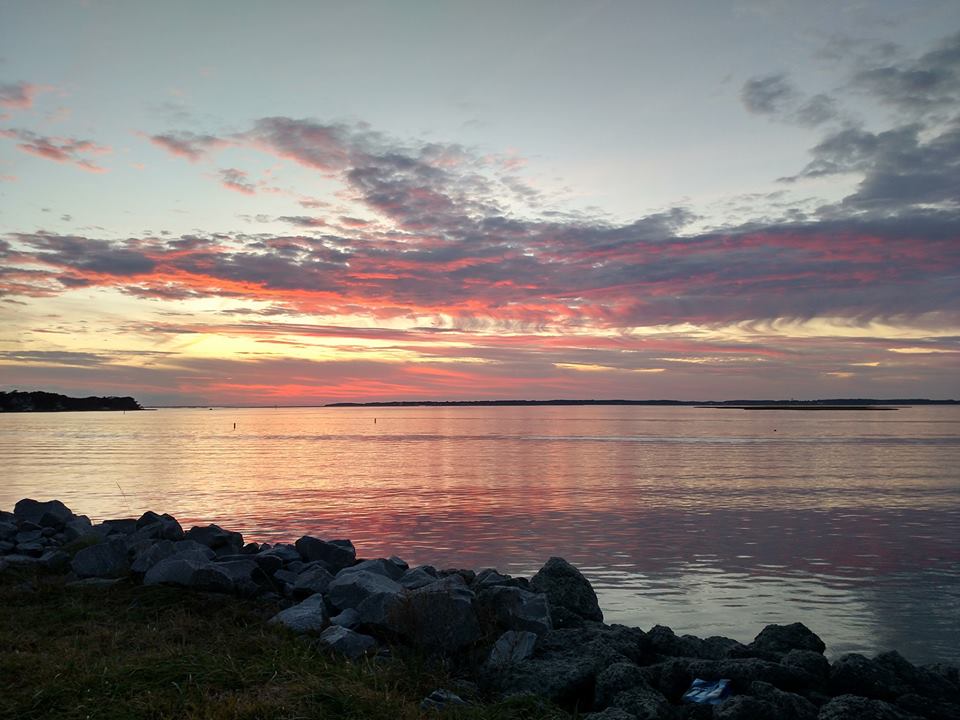 Sunset from Harkers Island Bridge