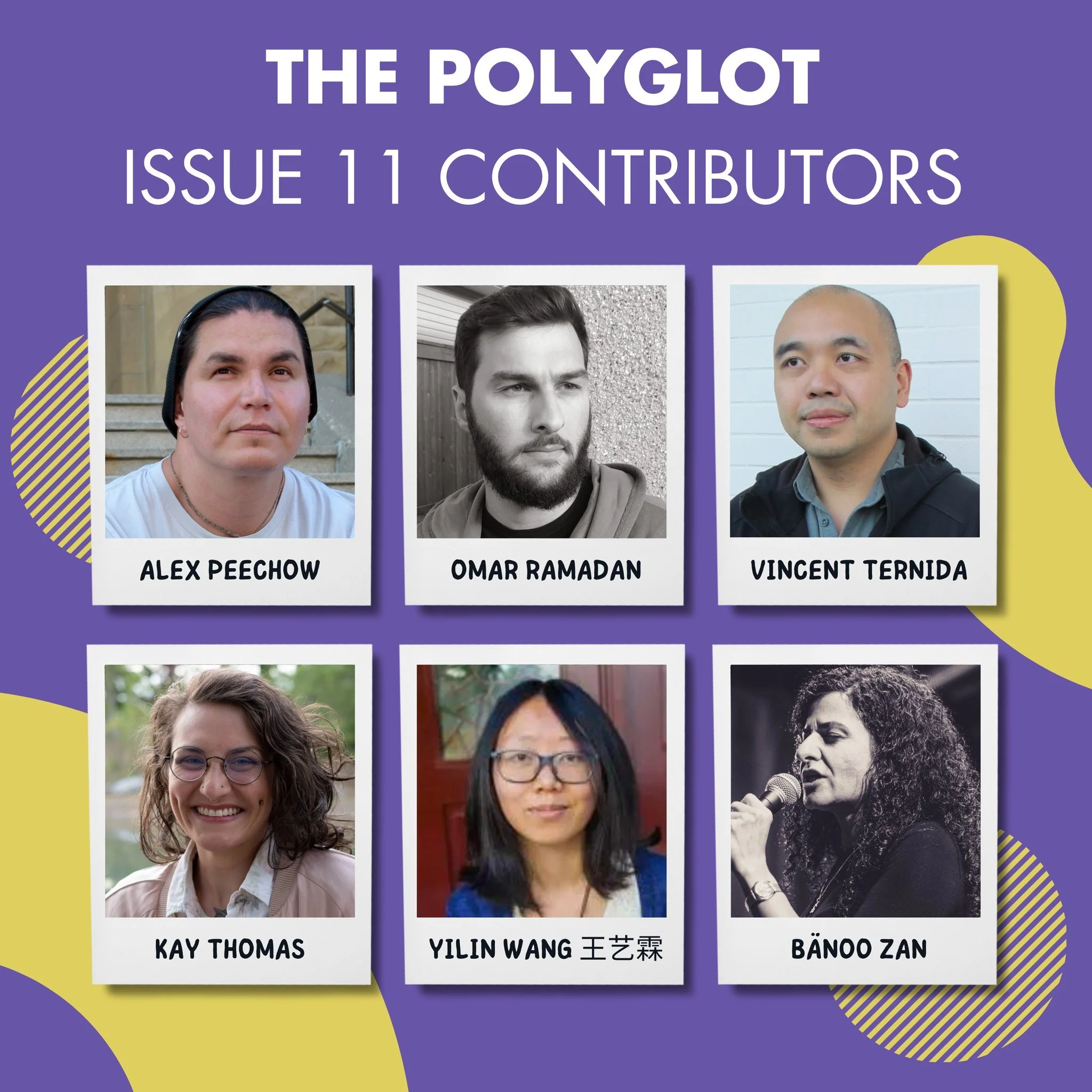 Introducing The Polyglot's Issue 11 用心 contributors!

Congratulations to:

✨Robert Bianchi
✨Lebo Disele @lebodisele 
✨Ubong Johnson 
✨tony lashden @lashden 
✨Kathryn Gwun-Yeen 君妍 Lennon @katlennon 
✨Wai-Ling Lennon 姚慧玲
✨Juhua (Manna) Liu
✨Peter Midgl