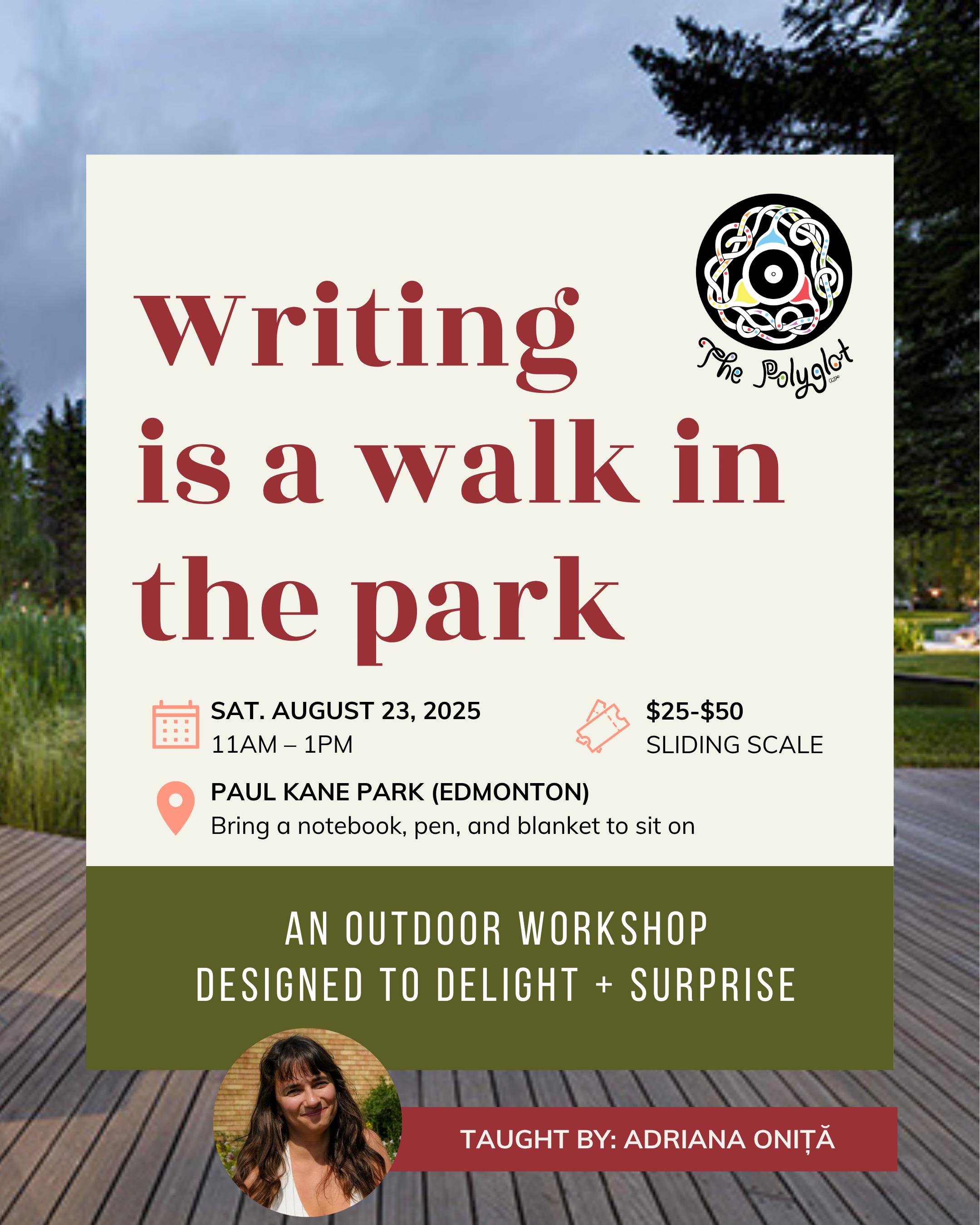 Present Poetry Workshop with María Ortega García — The Polyglot Hub