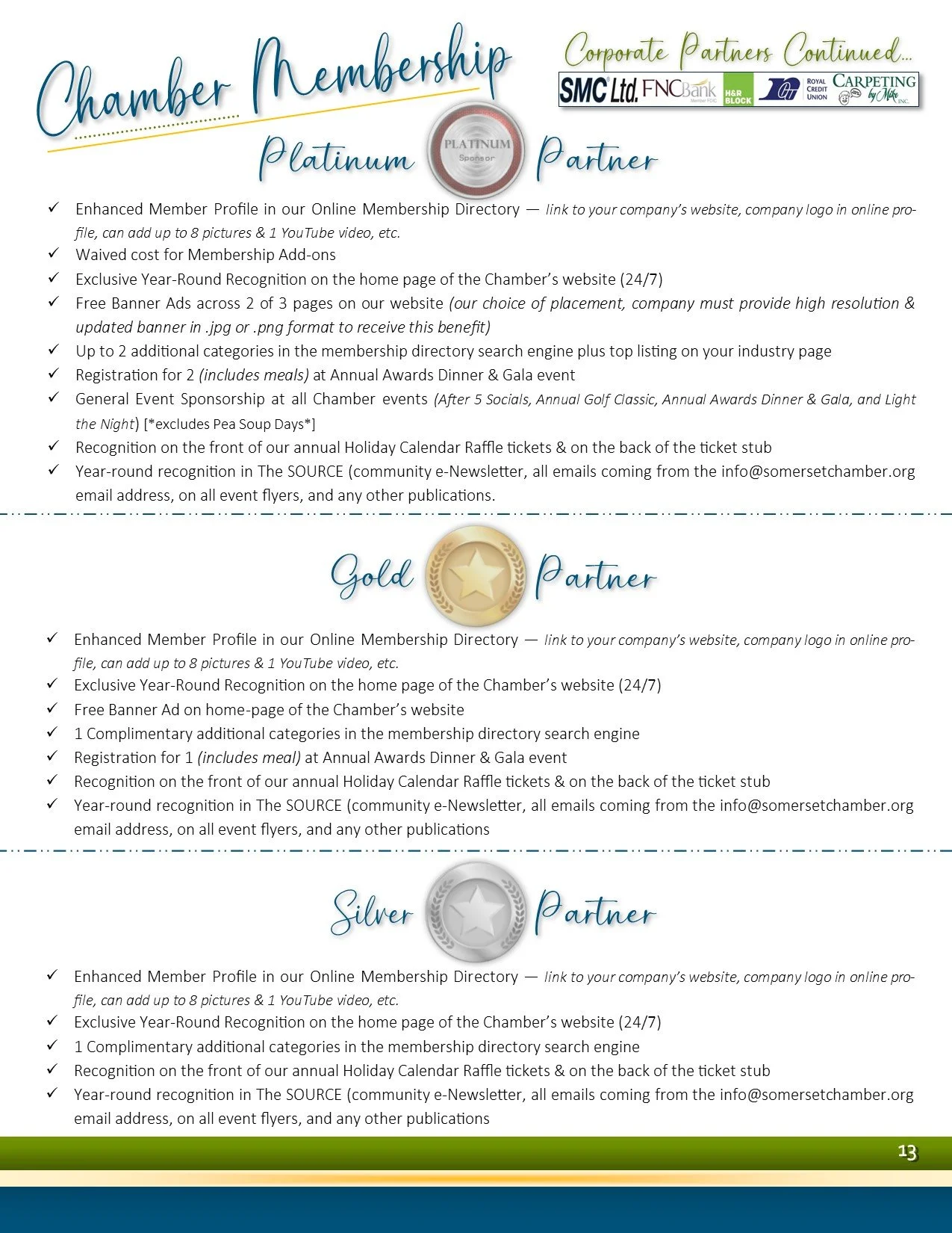 Somerset Chamber of Commerce Somerset, WI