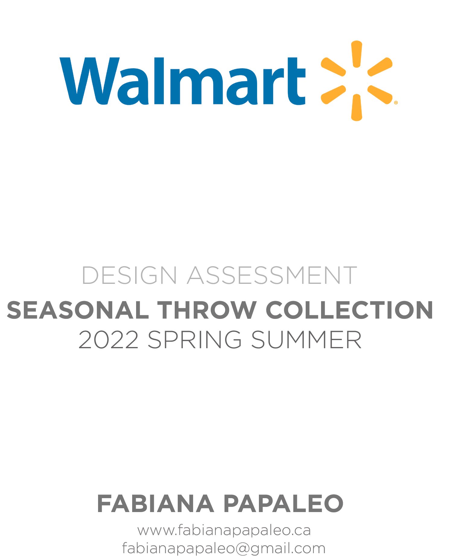 Walmart 2022 Seasonal Throw Collection - Design Assessment