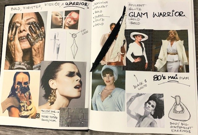 Design Process 2019 Glam Warrior Collection