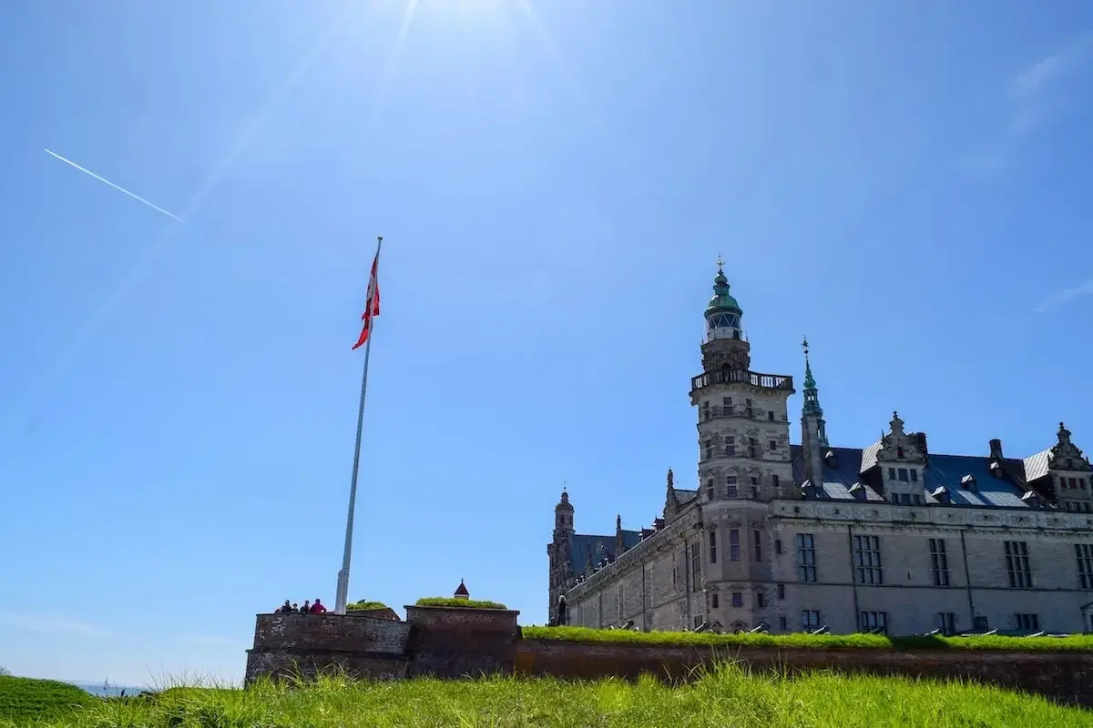 Kronborg Castle by the Danish seaside, the setting of Shakespeare's Hamlet