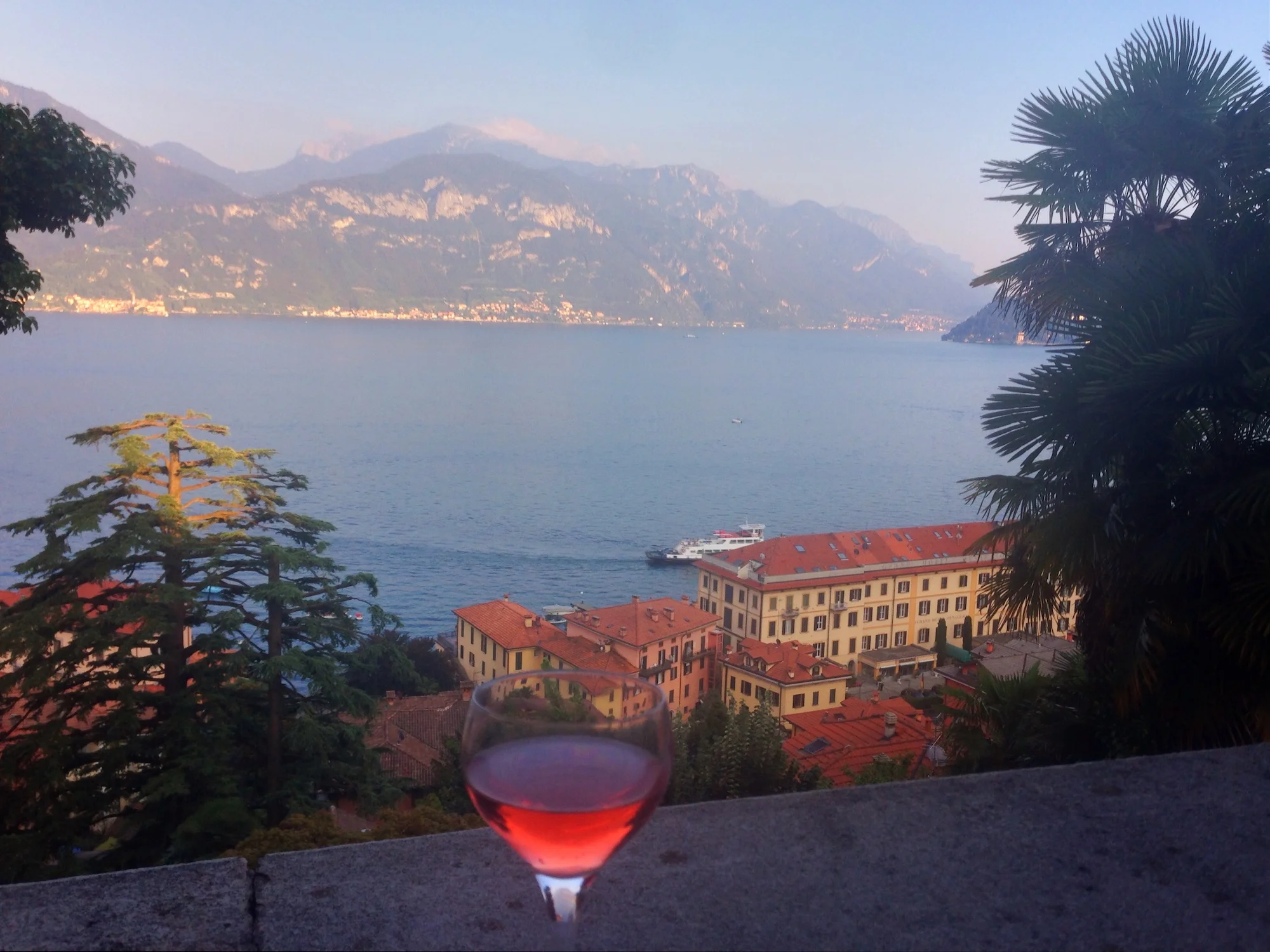 Yes, this is the actual view from an Airbnb my friends and I stayed in at Lake Como ;)