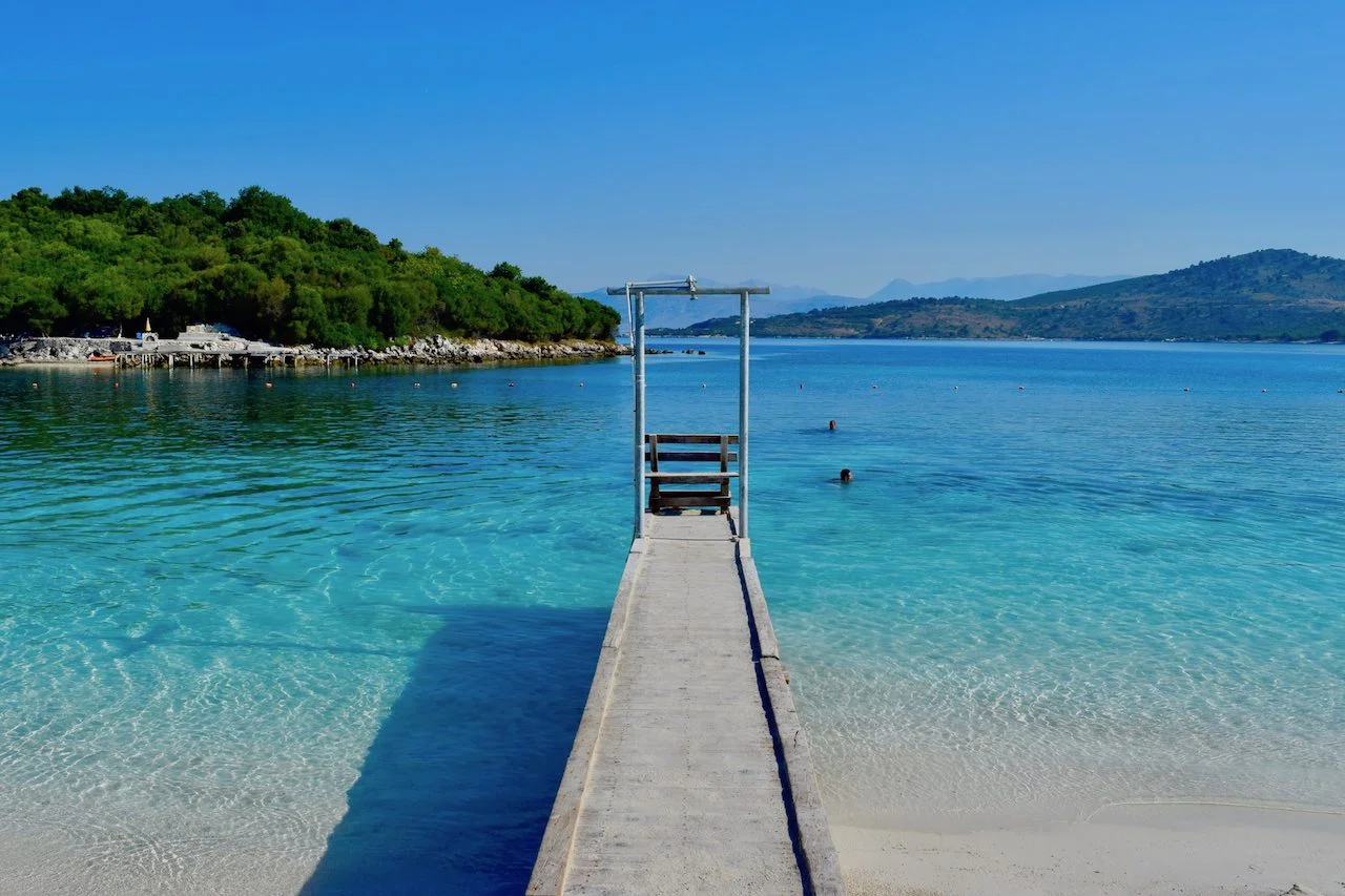 ksamil beach, albania