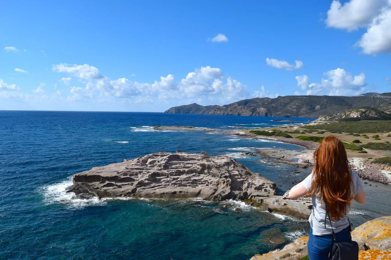 a beach near bosa, sardinia
