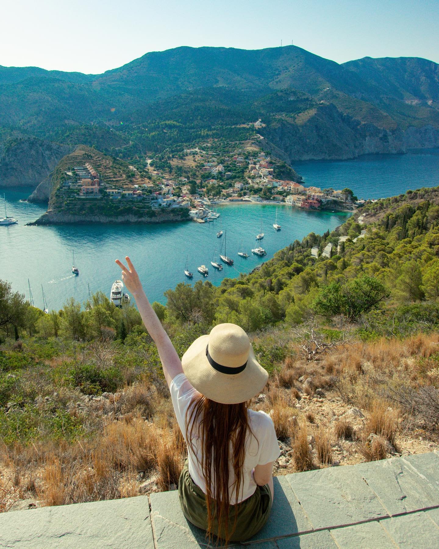 Asos is the prettiest little town you’ve (probably) never heard of. Nestled in-between the ionian cliffs and a Venetian fortress in northern Kefalonia… it’s stunning. This is definitely one to add to your bucket list to visit one d