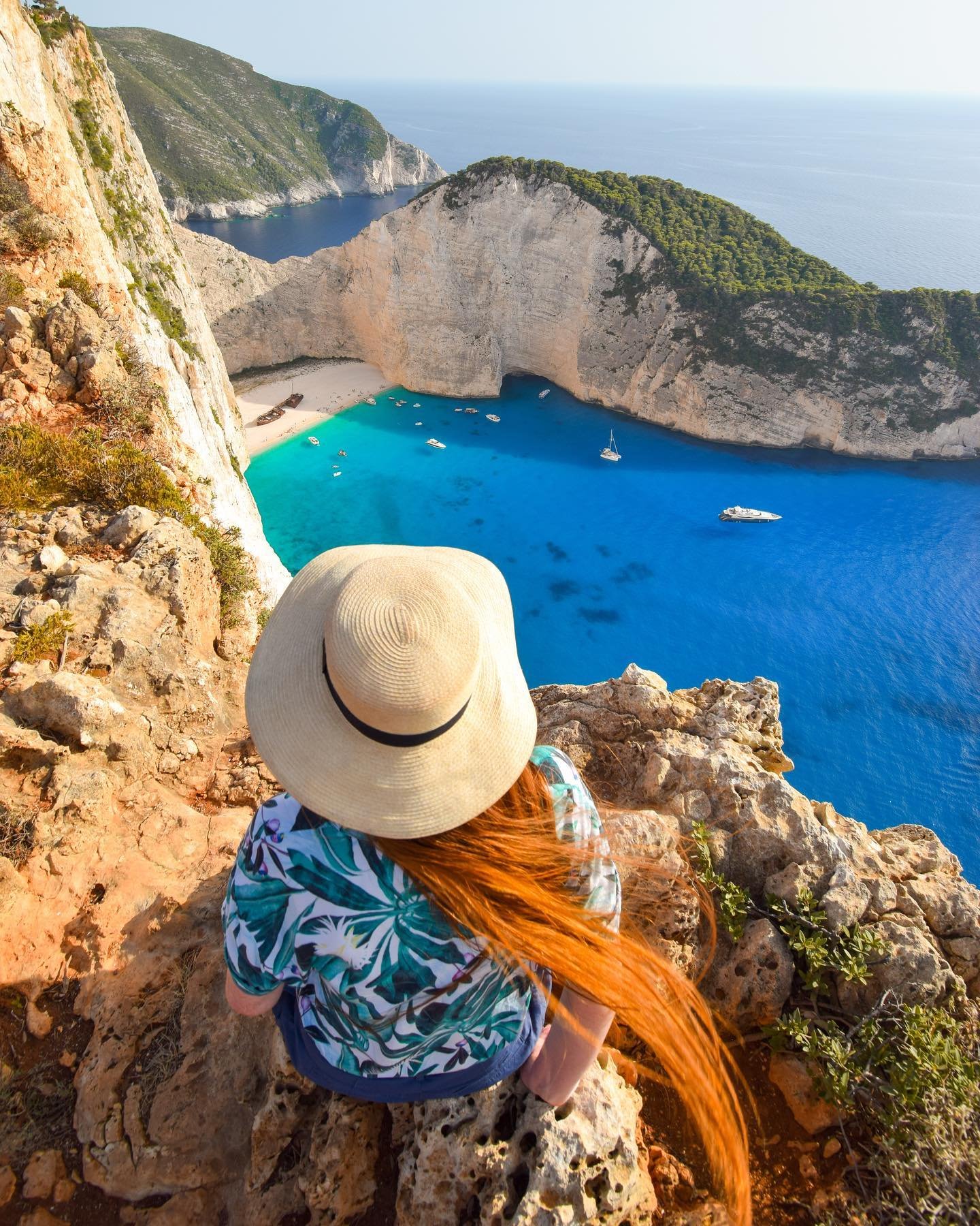 Electric blue and turquoise water. Swimming in the Ionian Sea each day. Freckles from the Greek sun. Yoghurt and local honey for breakfast. Fresh seafood for lunch. Moussaka or gyros for dinner followed by an ouzo or two or three. All the Kalamata ol