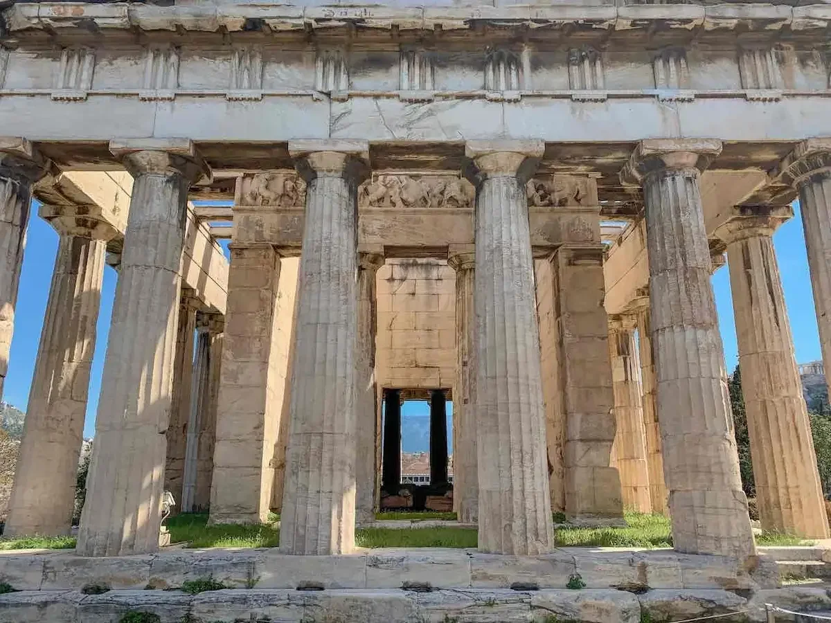 The Temple of Hephaestus in the Ancient Agora of Athens