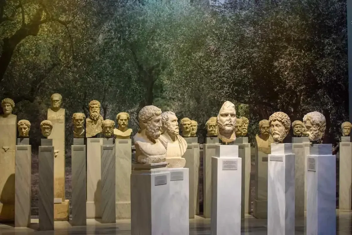 Statues in the National Archaeological Museum