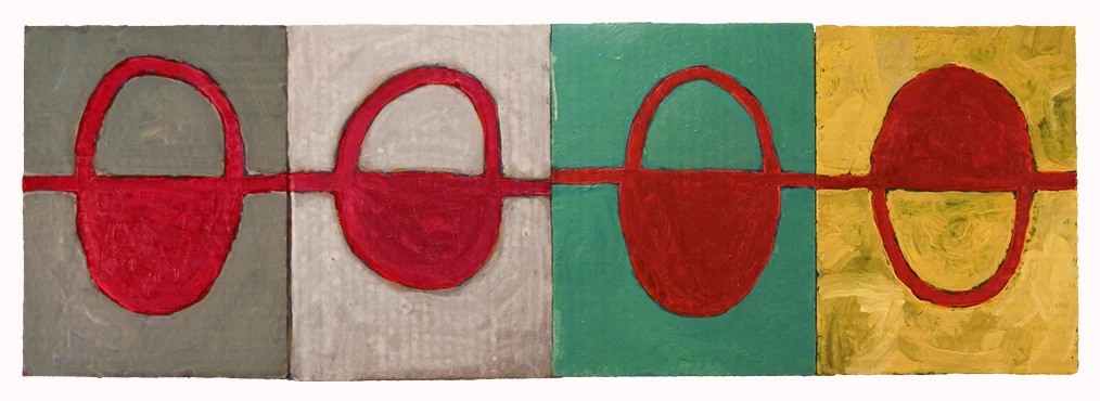 DON DONNIE LIFTER (2016) acrylic on cardboard on wood 8" x 24" €250.