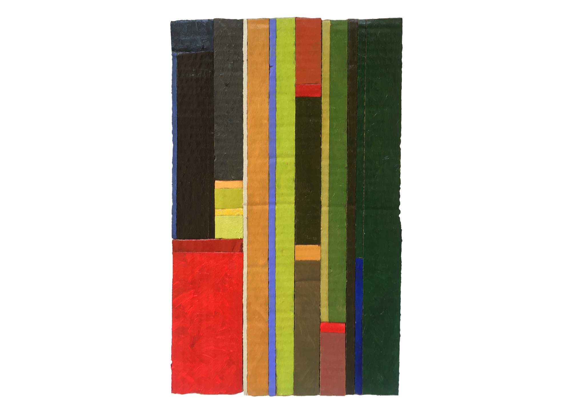 WEIR IN THE BARDO #7 (2019) oil on cardboard on MDF 23cm x 38cm €150