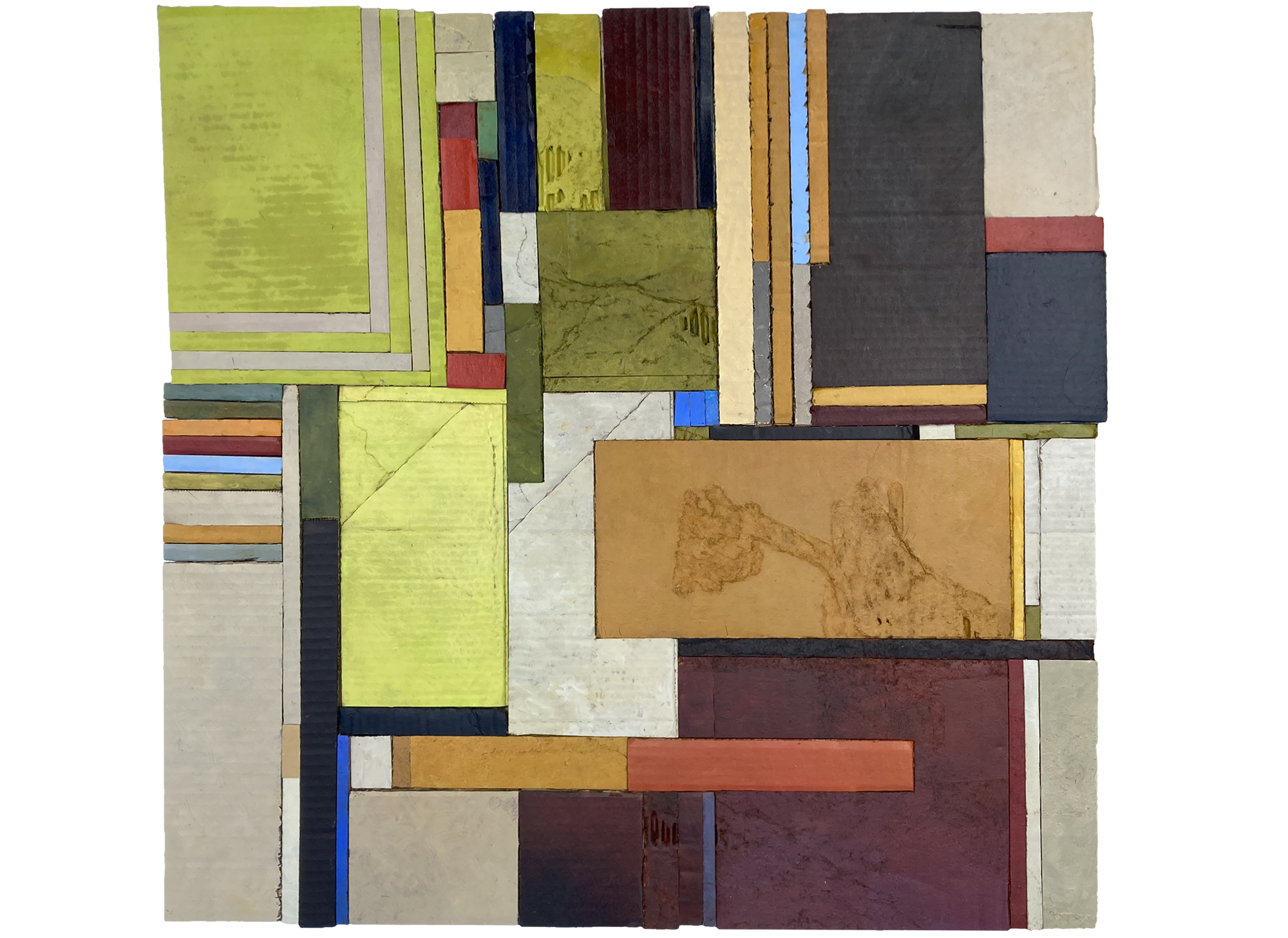 HOME OF THE MONTH #2 (2023) oil on cardboard, 68 x 68cm Inquiry