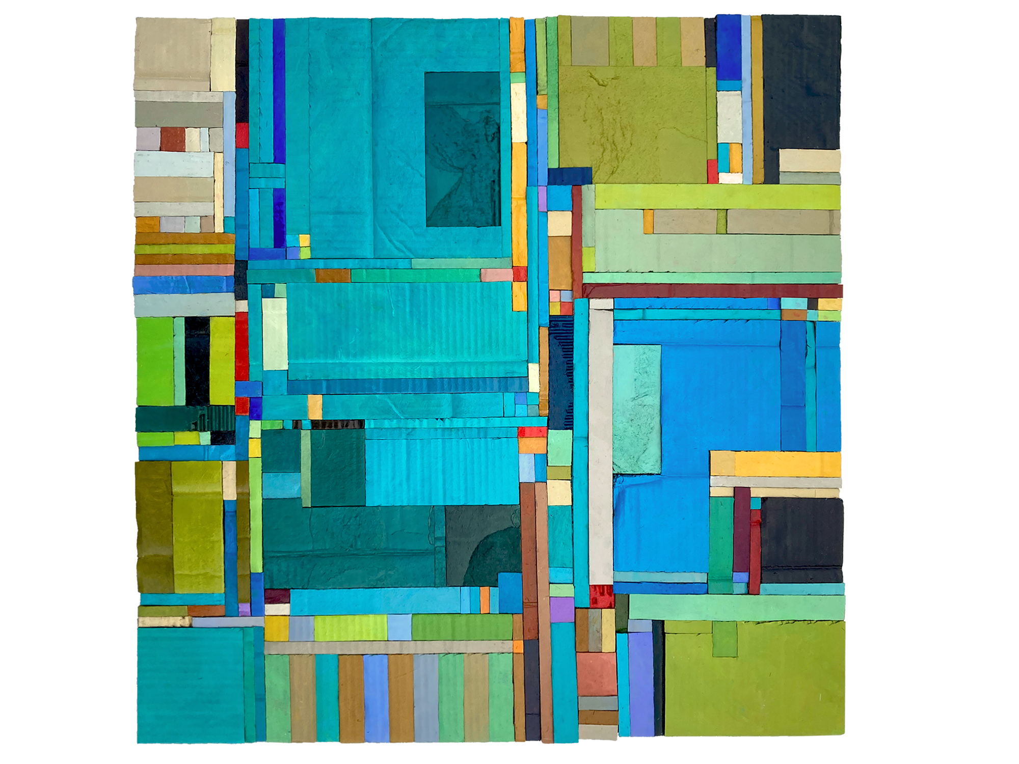 MORE HARBOURS (2025) oil on cardboard on panel 77 × 77cm Inquiries welcome