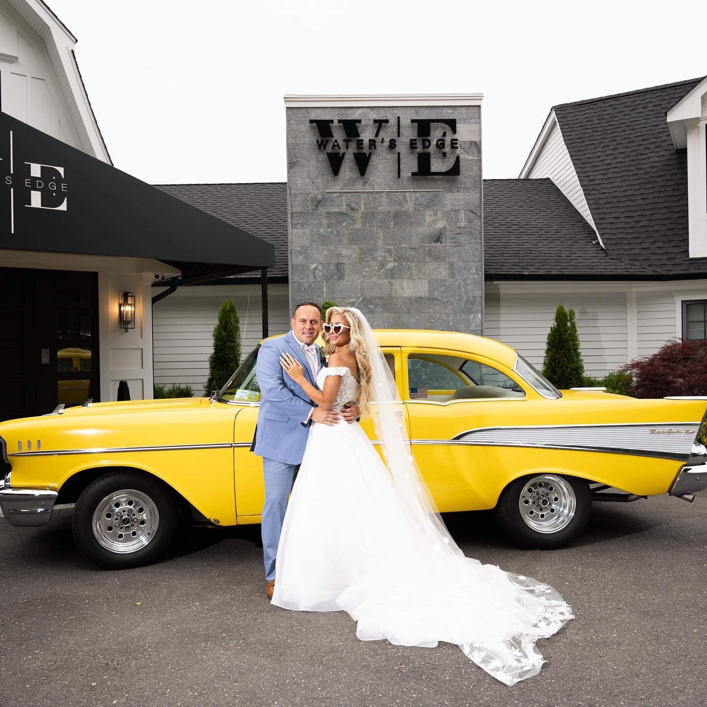 Officially Mr. &amp; Mrs. Dobriner 😎 Congratulations to thr happy couple wishing you a lifetime of love and happiness 🍾💕💍

👗 @palomablancabridal 
📸 @lotusweddingphotography 

#nfbs #northforkbridal #librides #liweddings #realbride #palomablanca