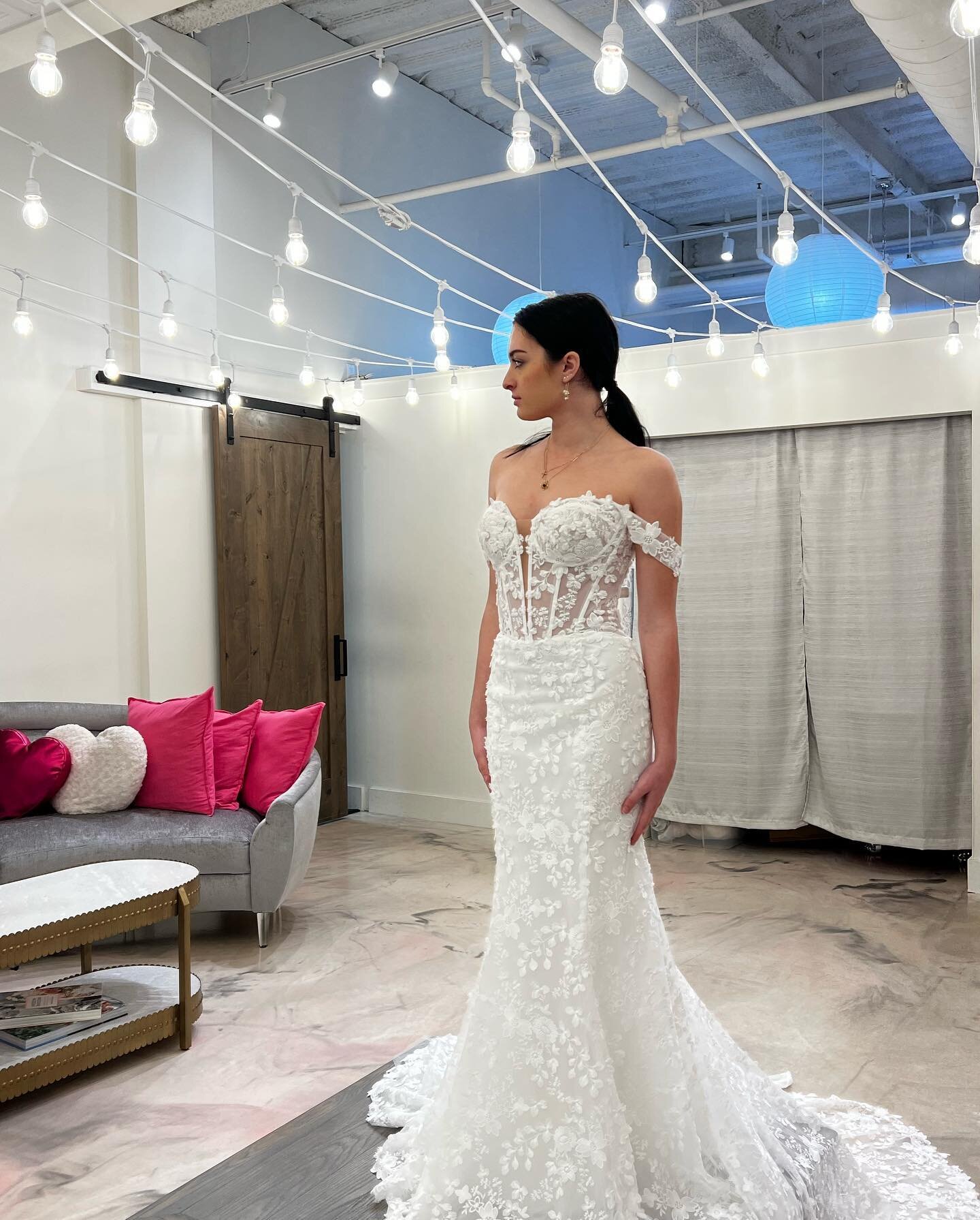 We are loving these two new arrivals from our Love Lane Collection!! The first gown being a fit n flare, and the second one being an a-line gown! Both gowns include intricate beadwork and lace detailing that give you everything you need for your big 