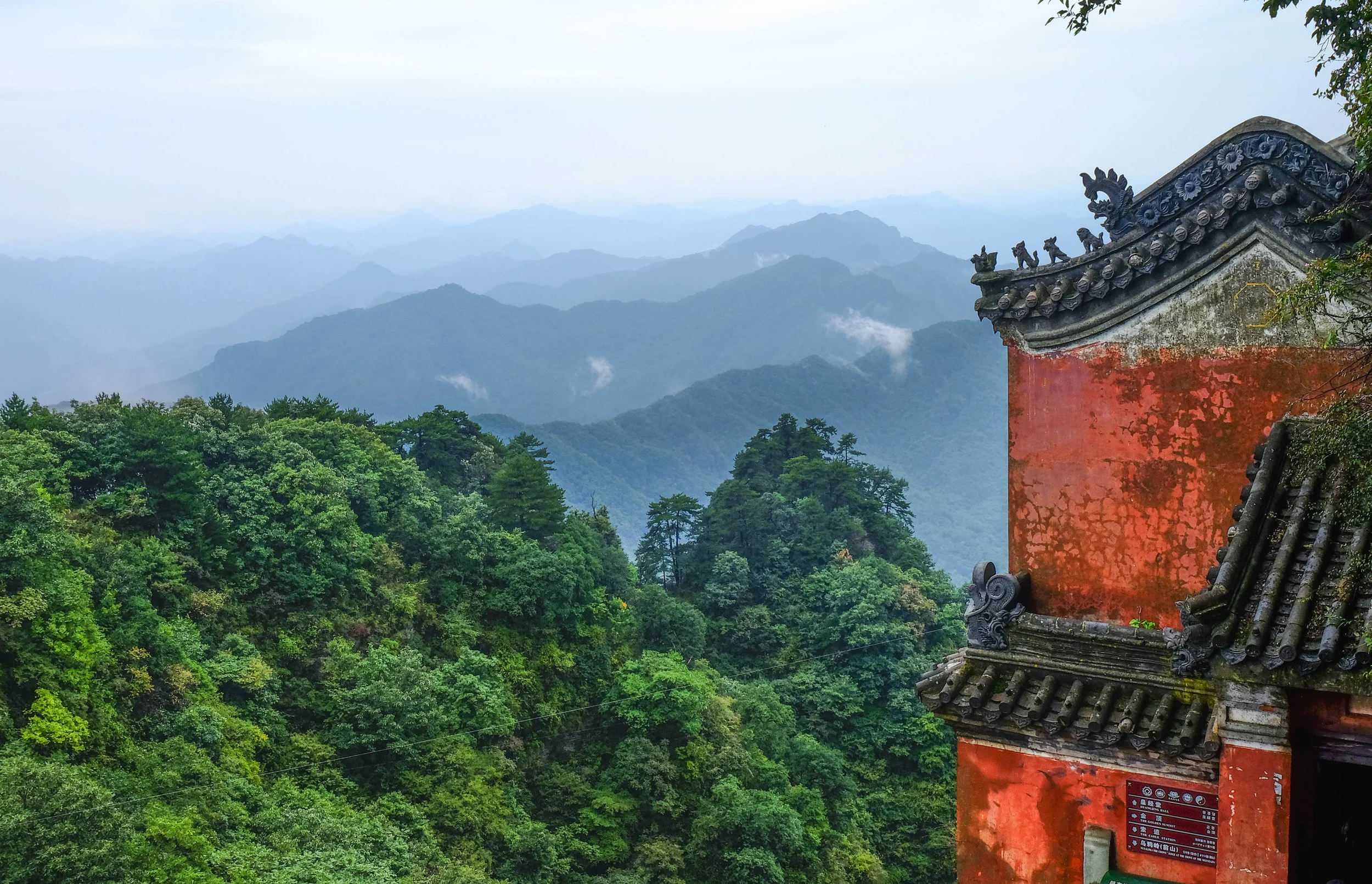 Daoist monastery at the top of Wudang mountain, Hubei, China