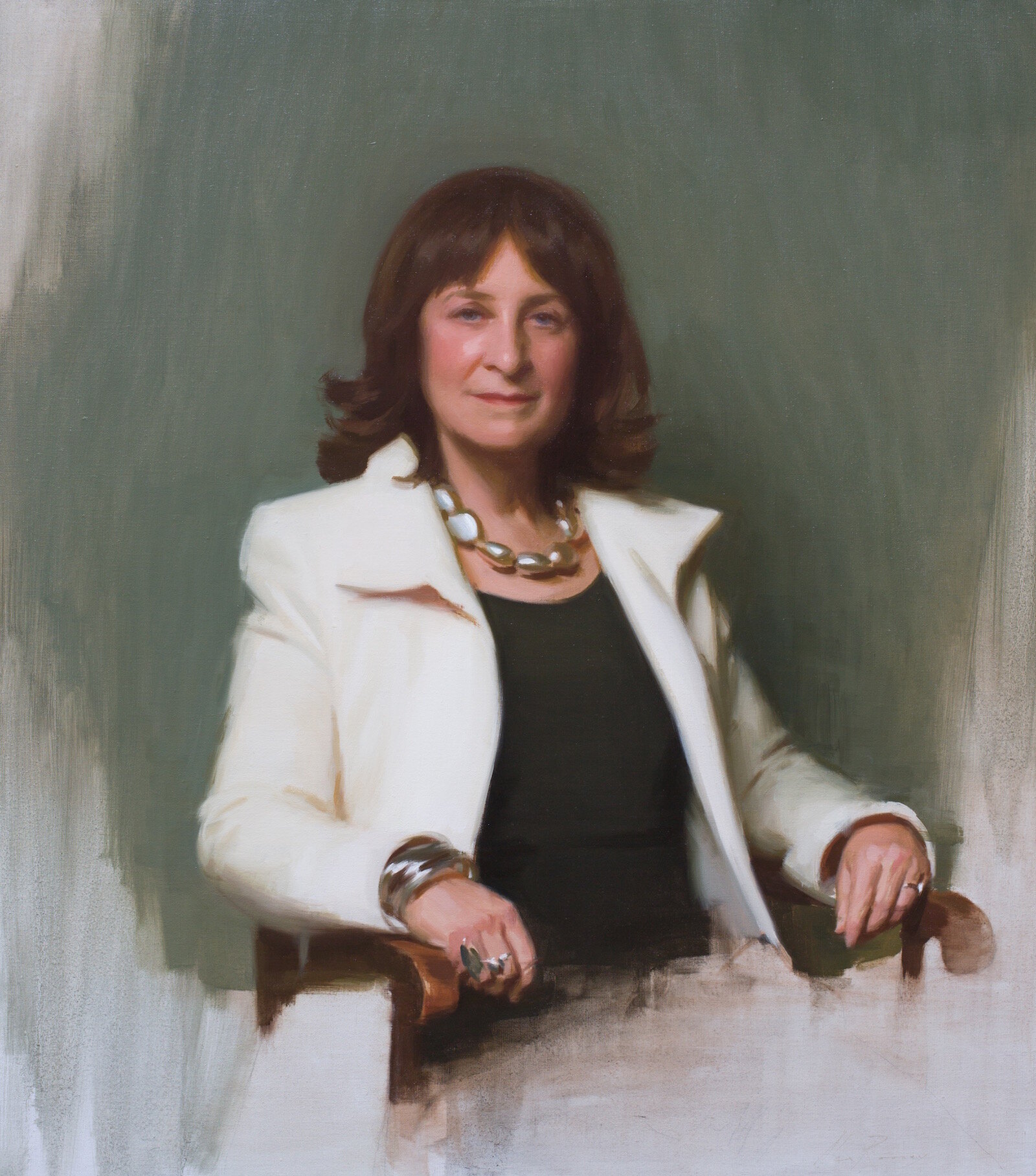   Helena Kennedy , 2018 Baroness of the Shaws oil on canvas 71 x 55 cm 