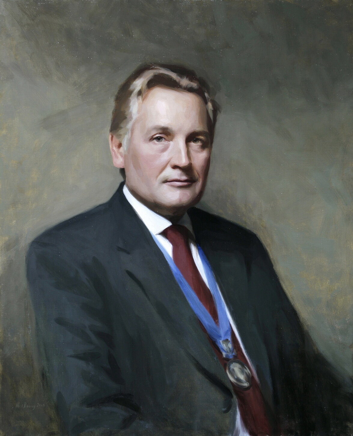   Stephen Cannon , 2008 Vice President of the Royal College of Surgeons oil on canvas 80 x 65 cm 