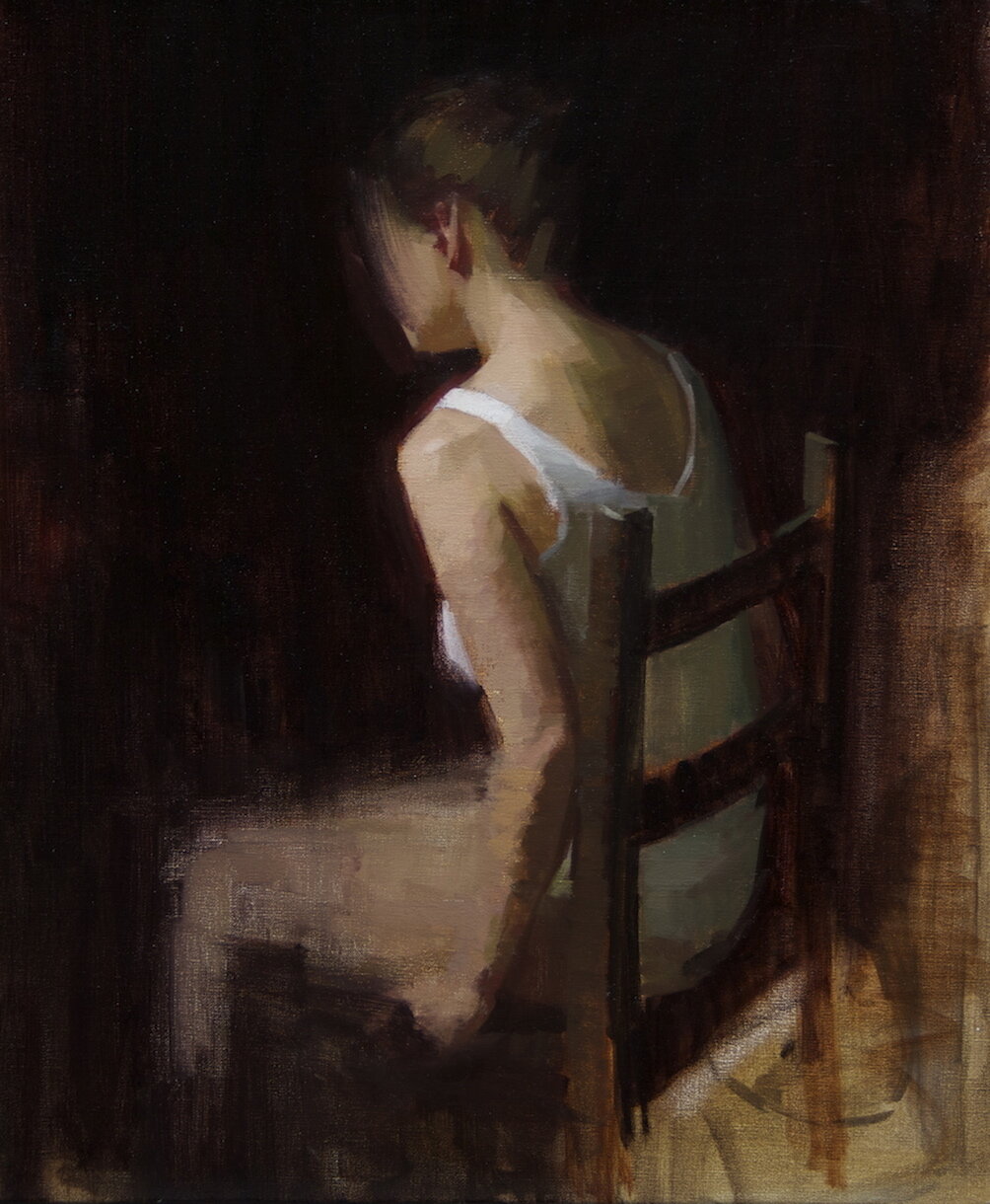  Seated Figure , 2010 oil on canvas 60 x 50 cm &nbsp; 