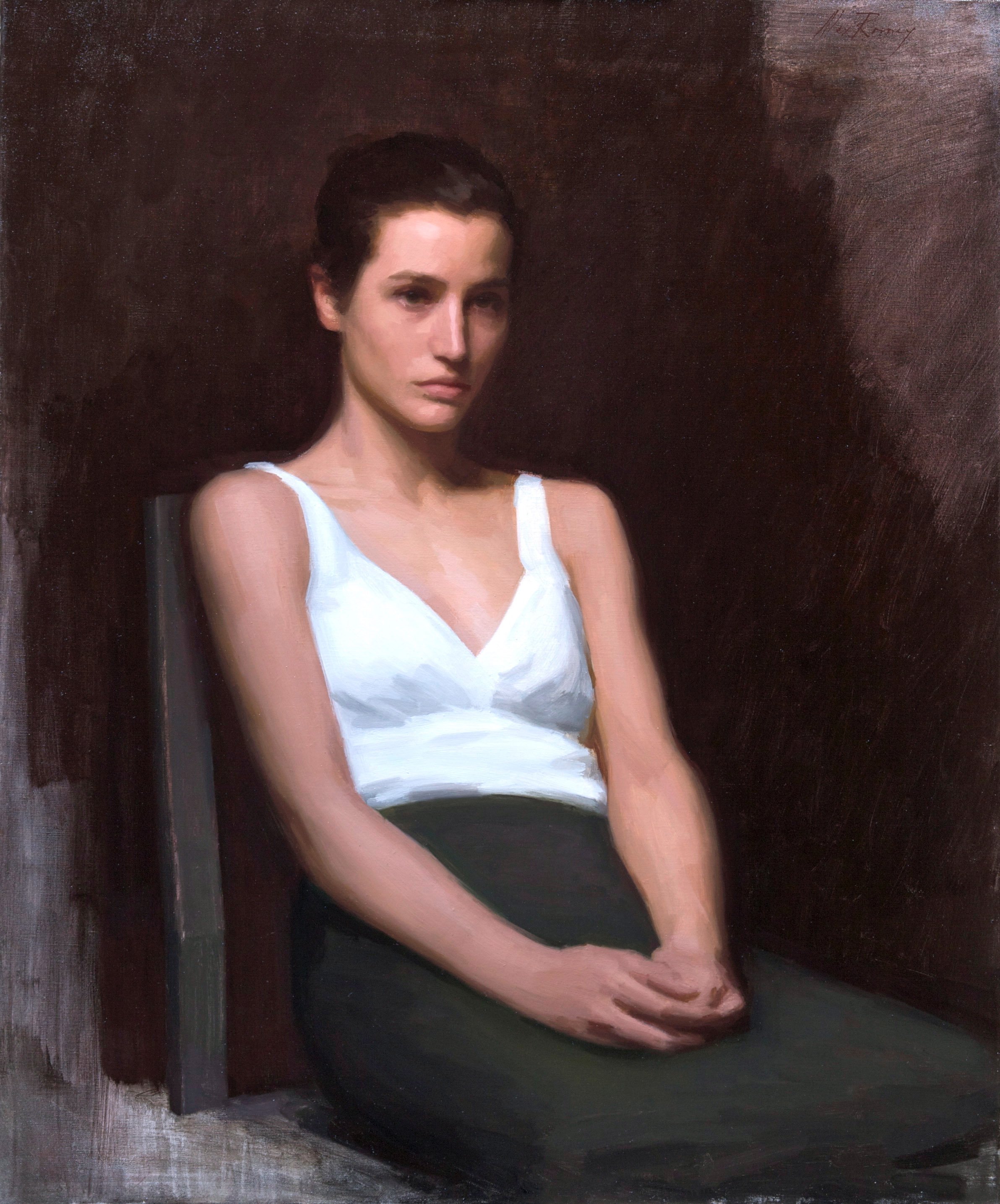   Elisa Lasowski , 2012 oil on canvas 100 x 75 cm 