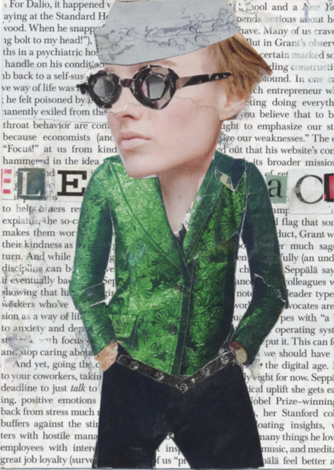 green jacket