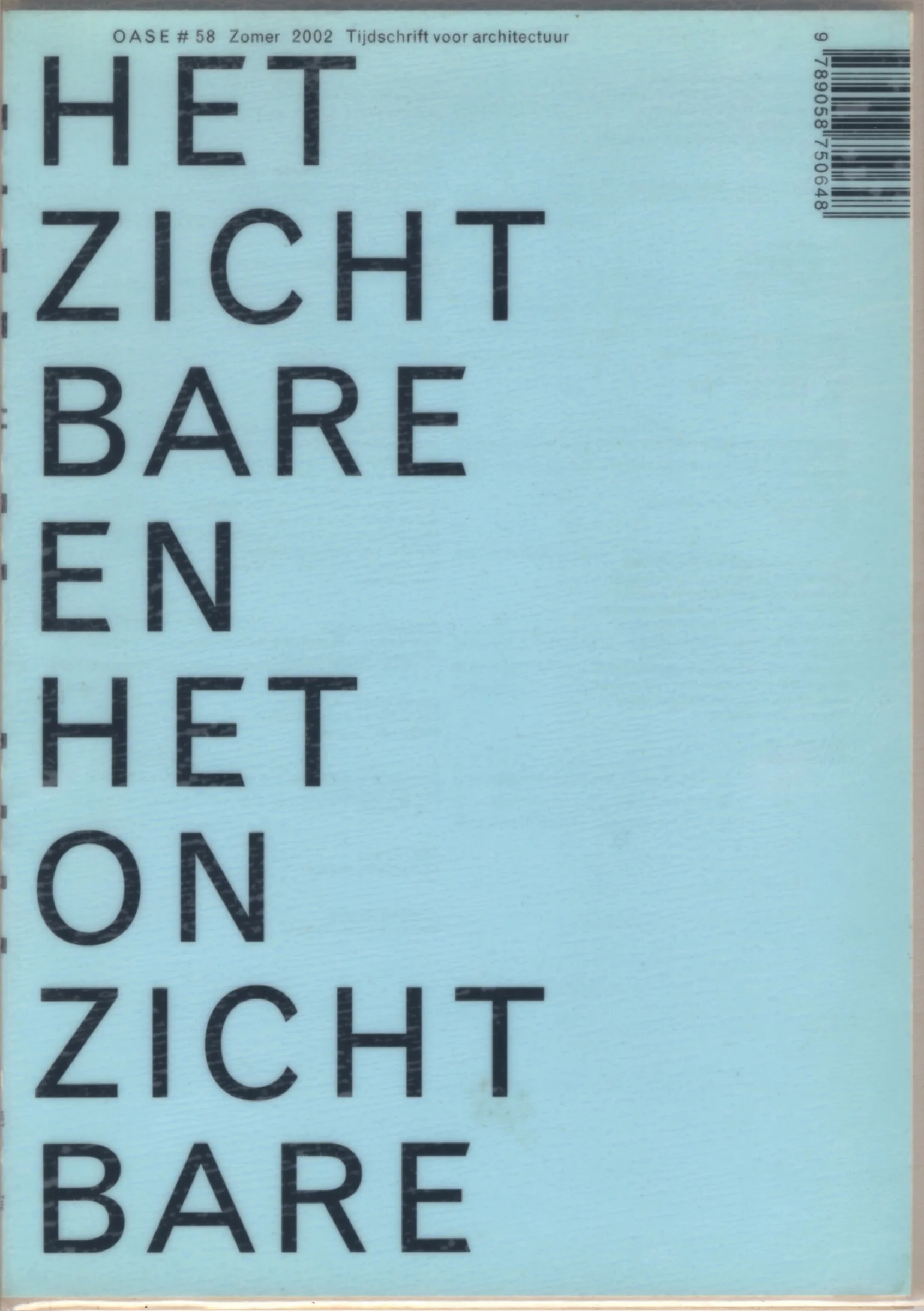 oase cover – national dutch periodical (indesign)