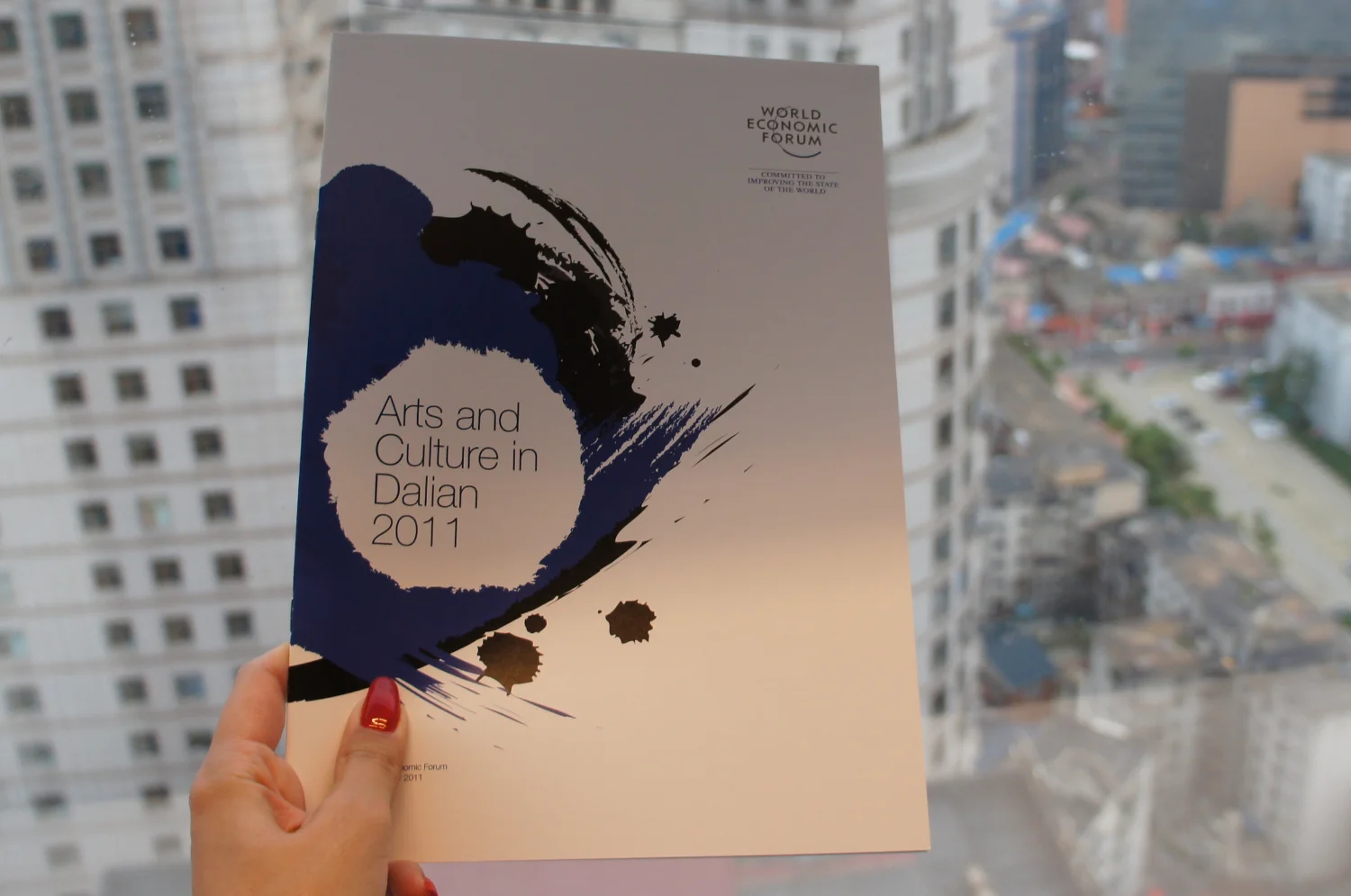 The World Economic Forum Arts & Culture Brochure featured my new works