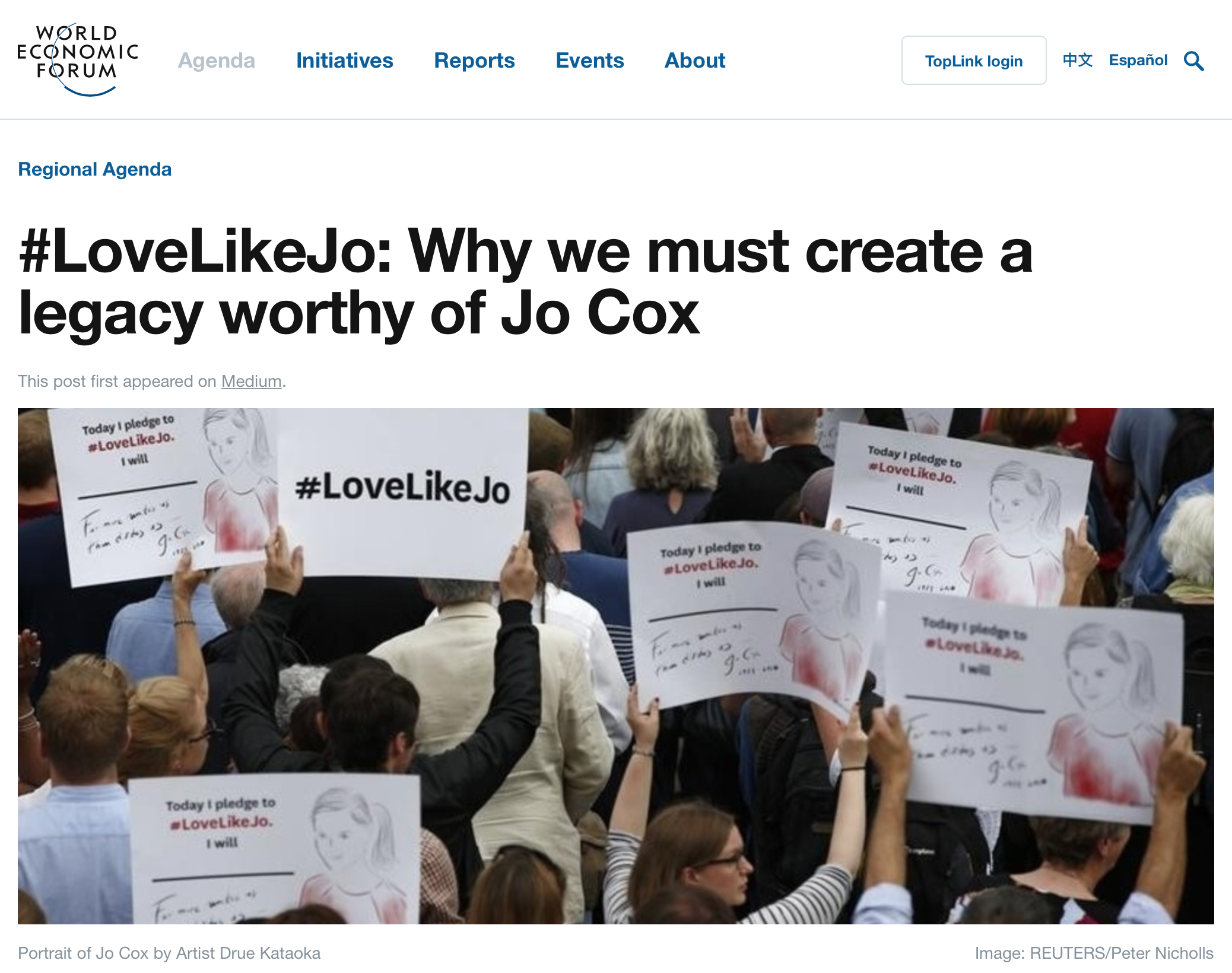 World Economic Forum Agenda Blog