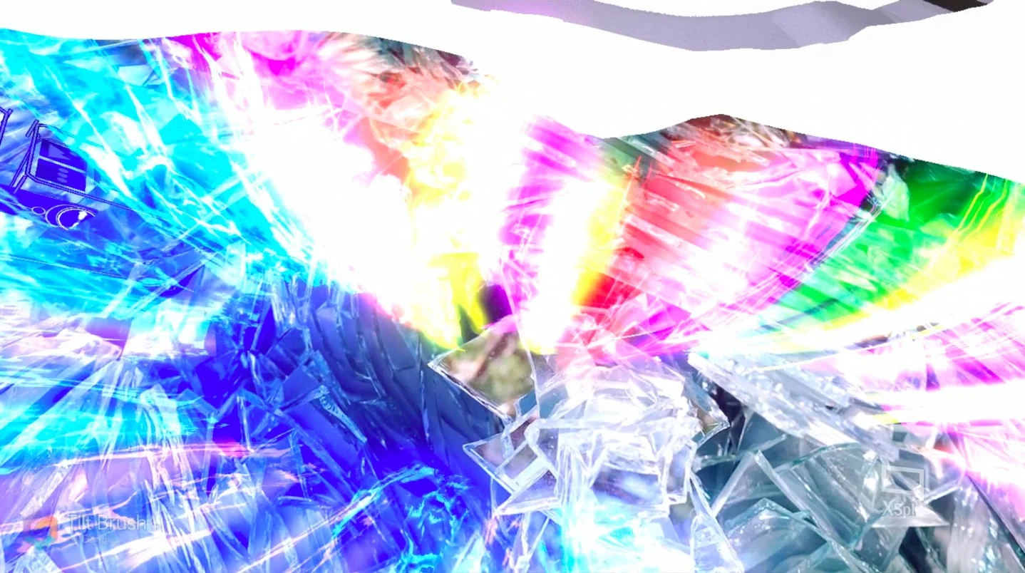 Virtual Reality Artwork: Detail of the Magic Lake