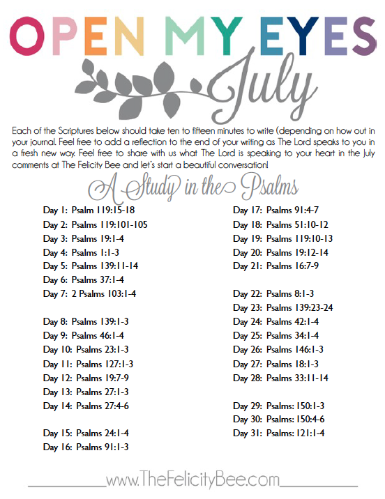 Feel free to print out this writing plan as you study God's Word. You can also CLICK HERE for a PDF copy.