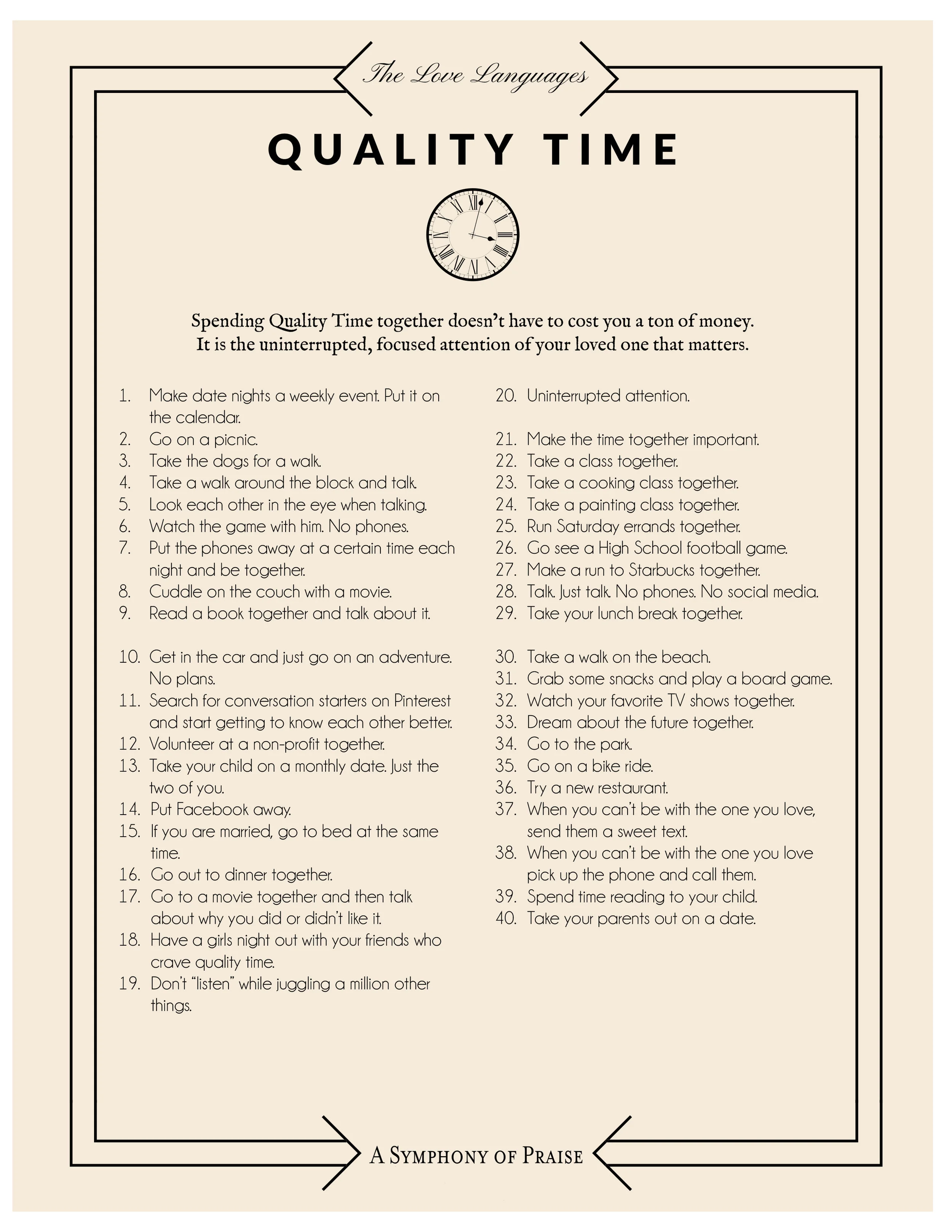 Five Love Languages Printable Test Printable World Holiday