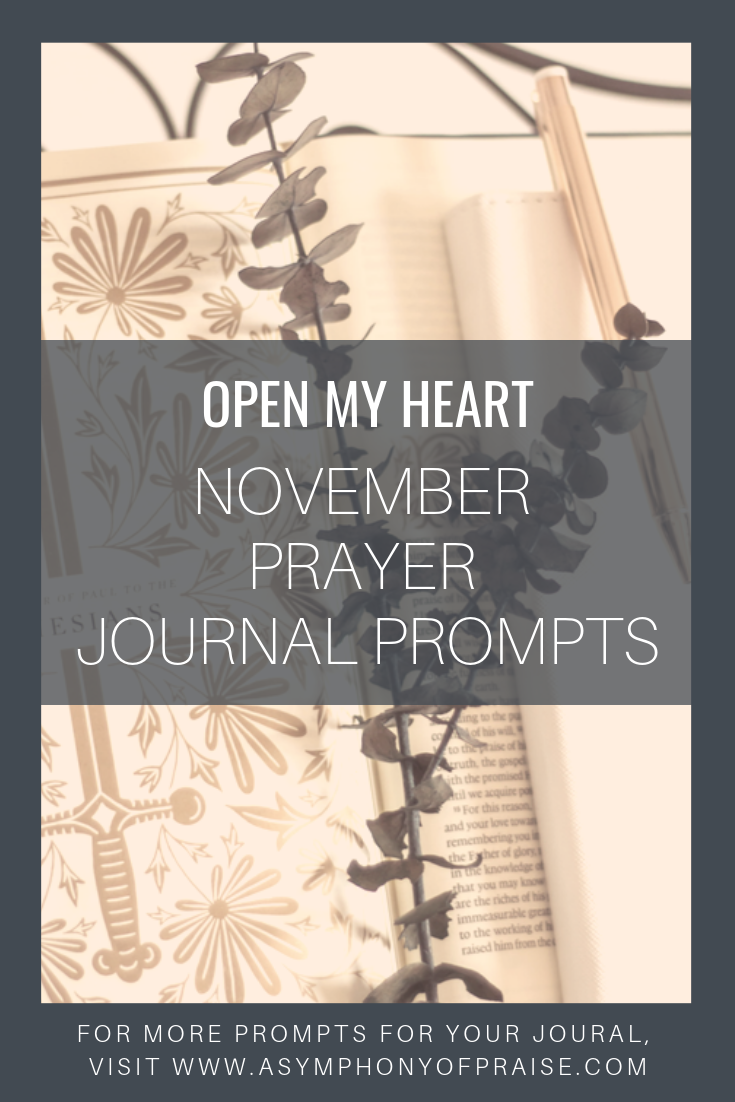 Hear My Voice November Prayer Prompts Symphony Of Praise